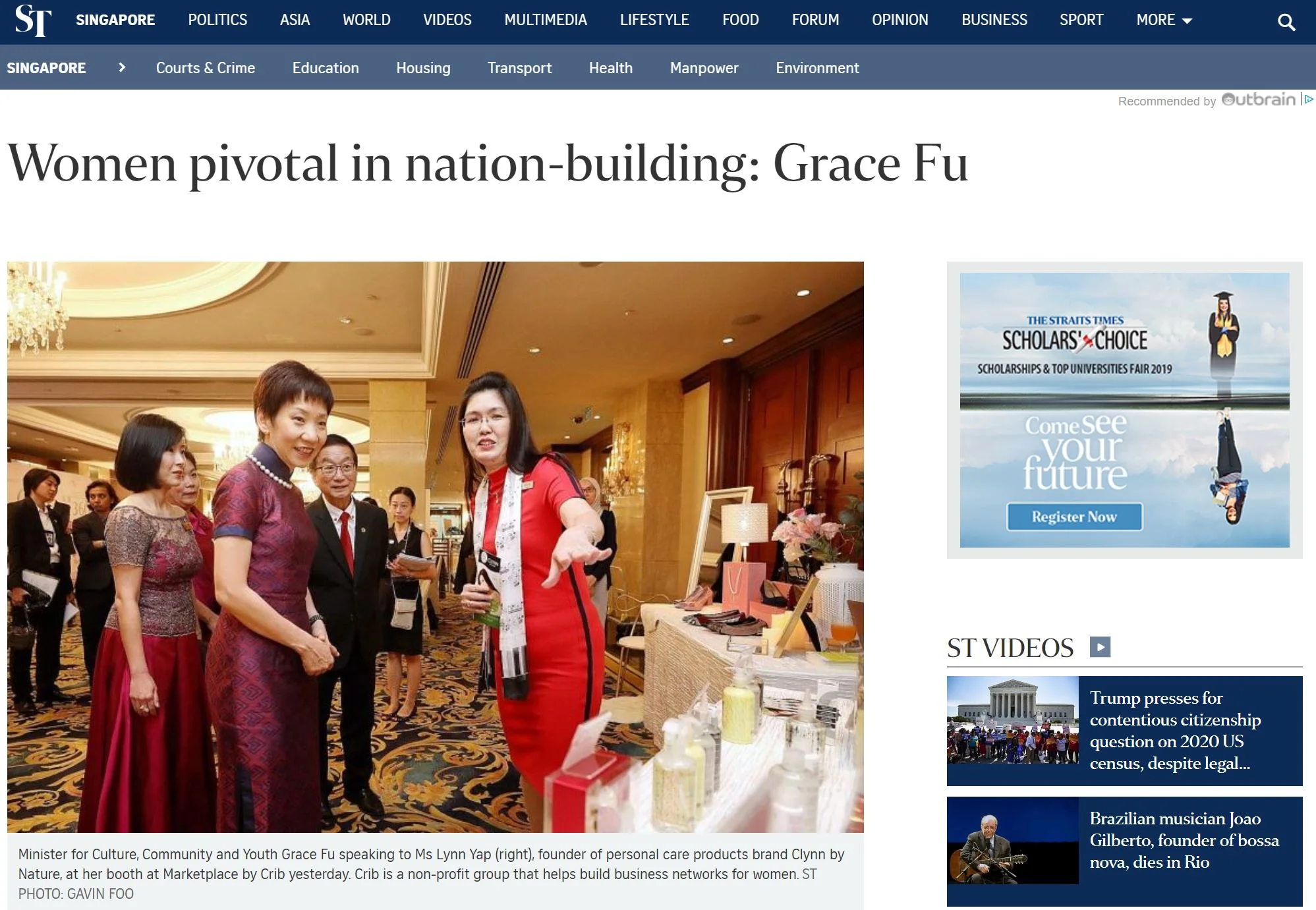 Women pivotal in nation-building: Grace Fu