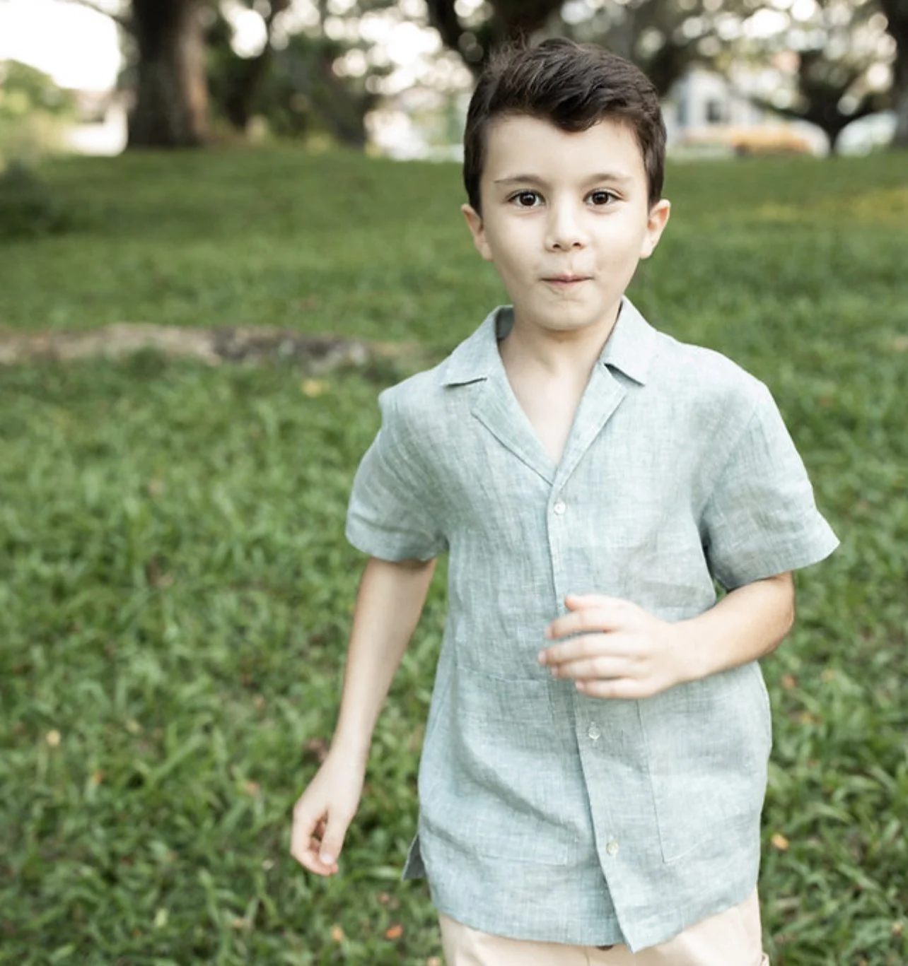 Noah cuban collar linen shirt