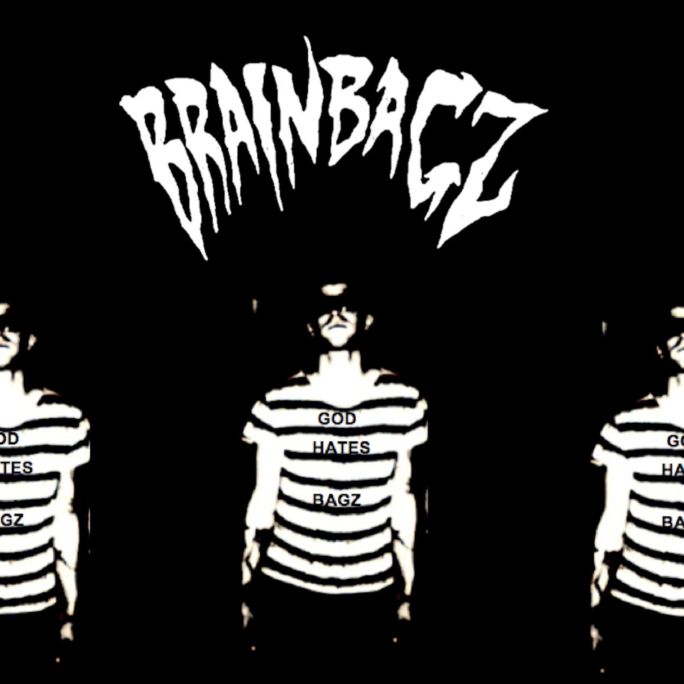 BRAIN BAGZ - 3 TRACKS - BLACK VINYL