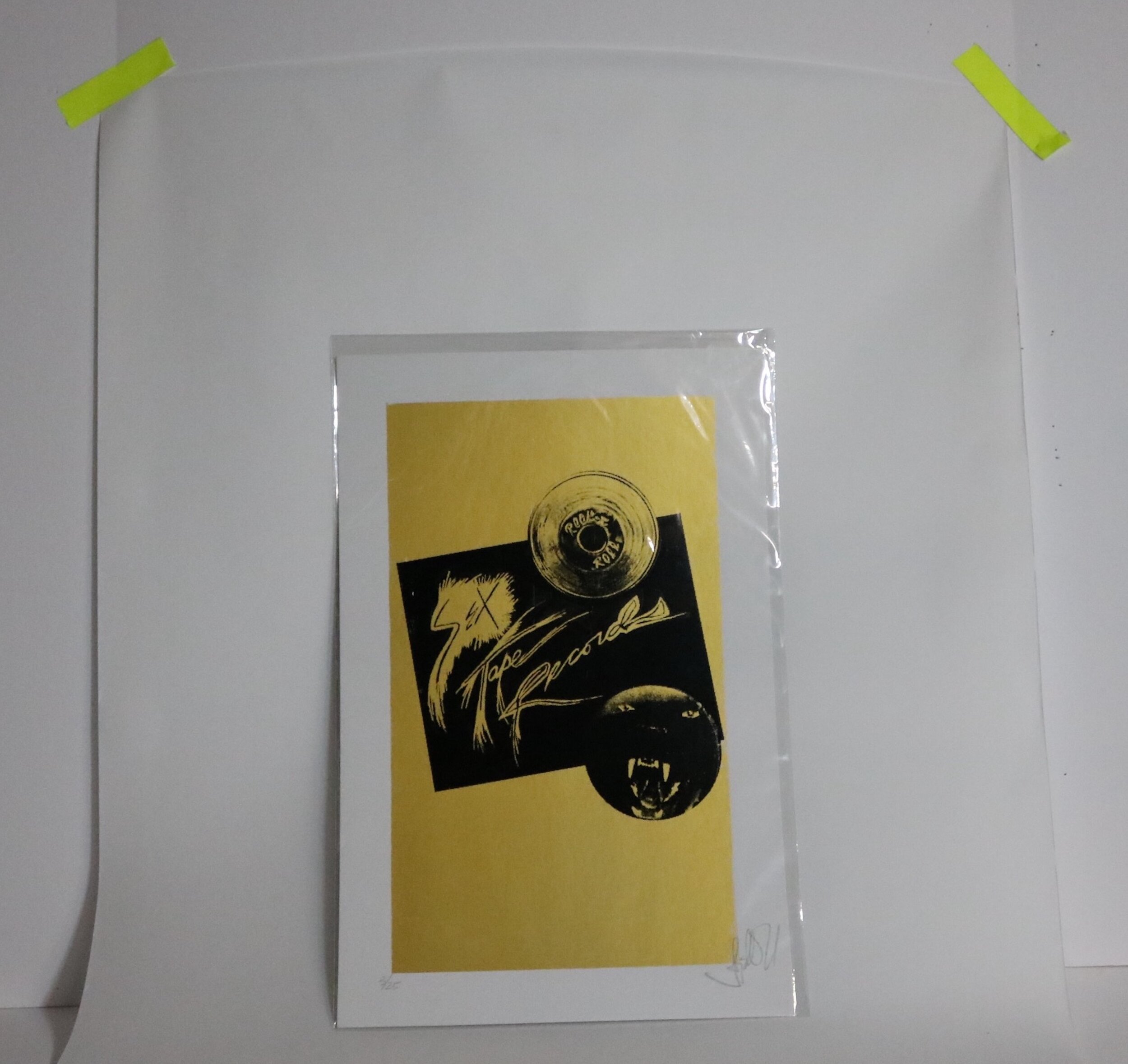 STR BLACK &amp; GOLD PRINT 