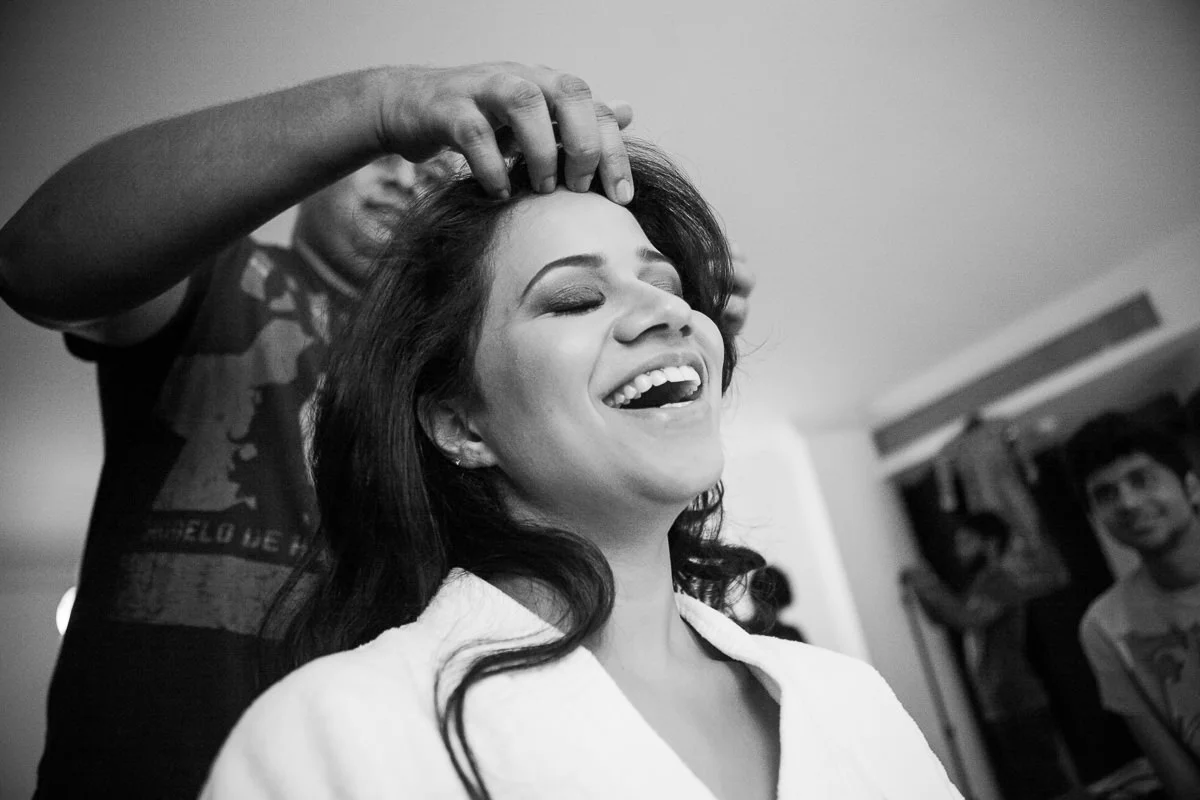 Kritika's getting ready for the wedding.