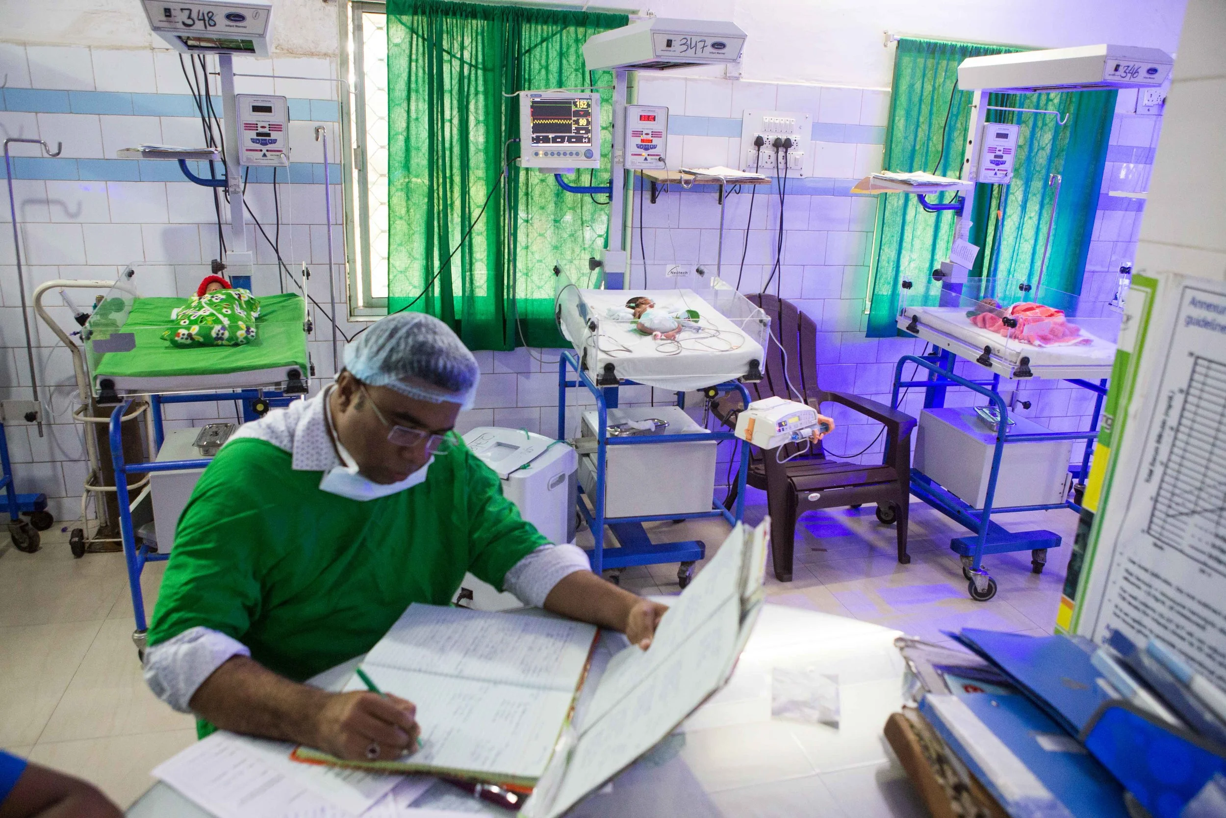 All records have to be diligently maintained to give the right care in the hospitals. NICU Cuttack, Orissa