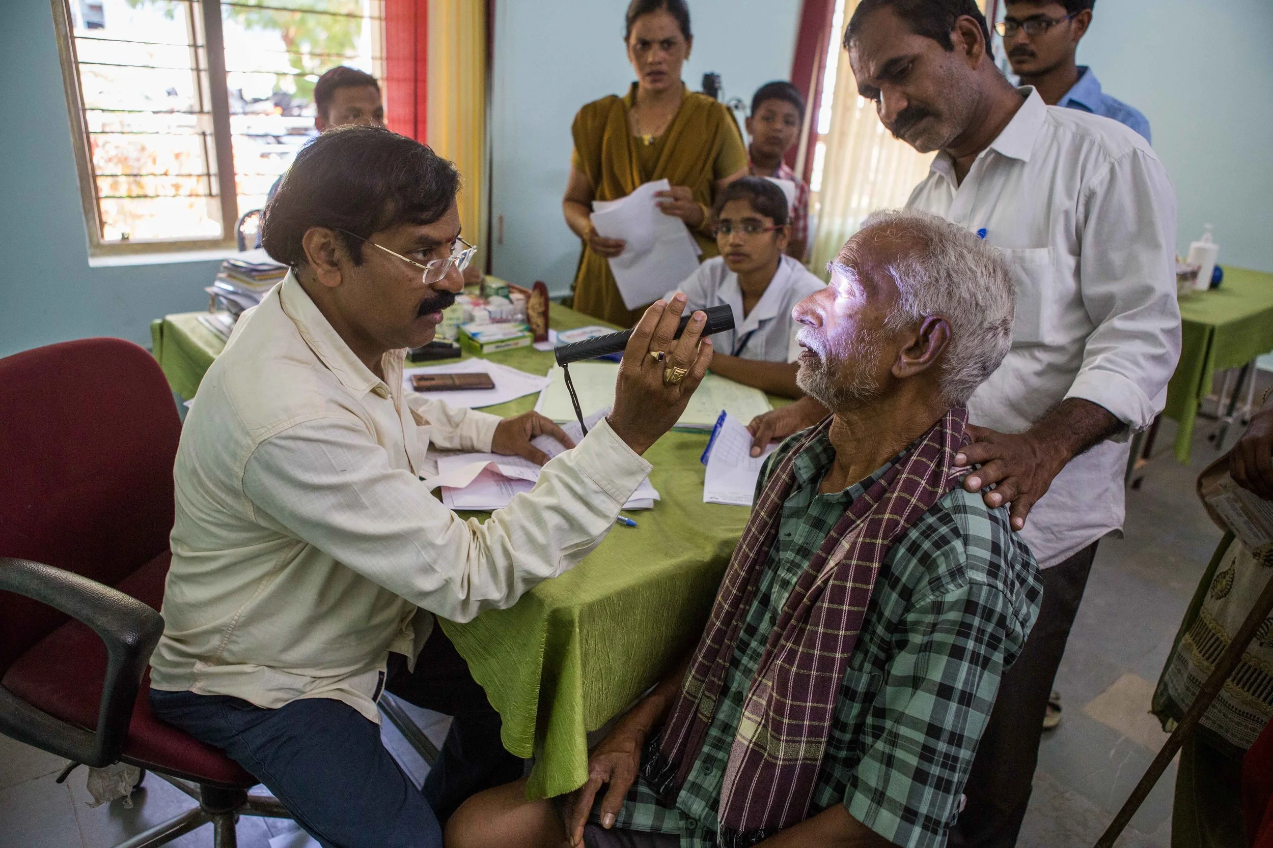 Doctors are flooded with patients with problems related to vision, District Hospital Vizianagaram, Andhra Pradesh