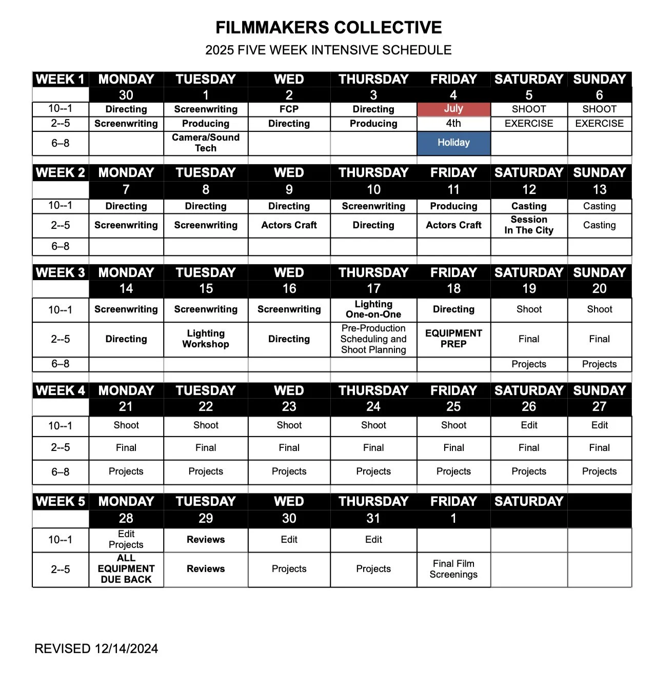 Summer Five Week Program — The International Film Institute of New York summer-five-week-program-the-international-film-institute-of-new-york
