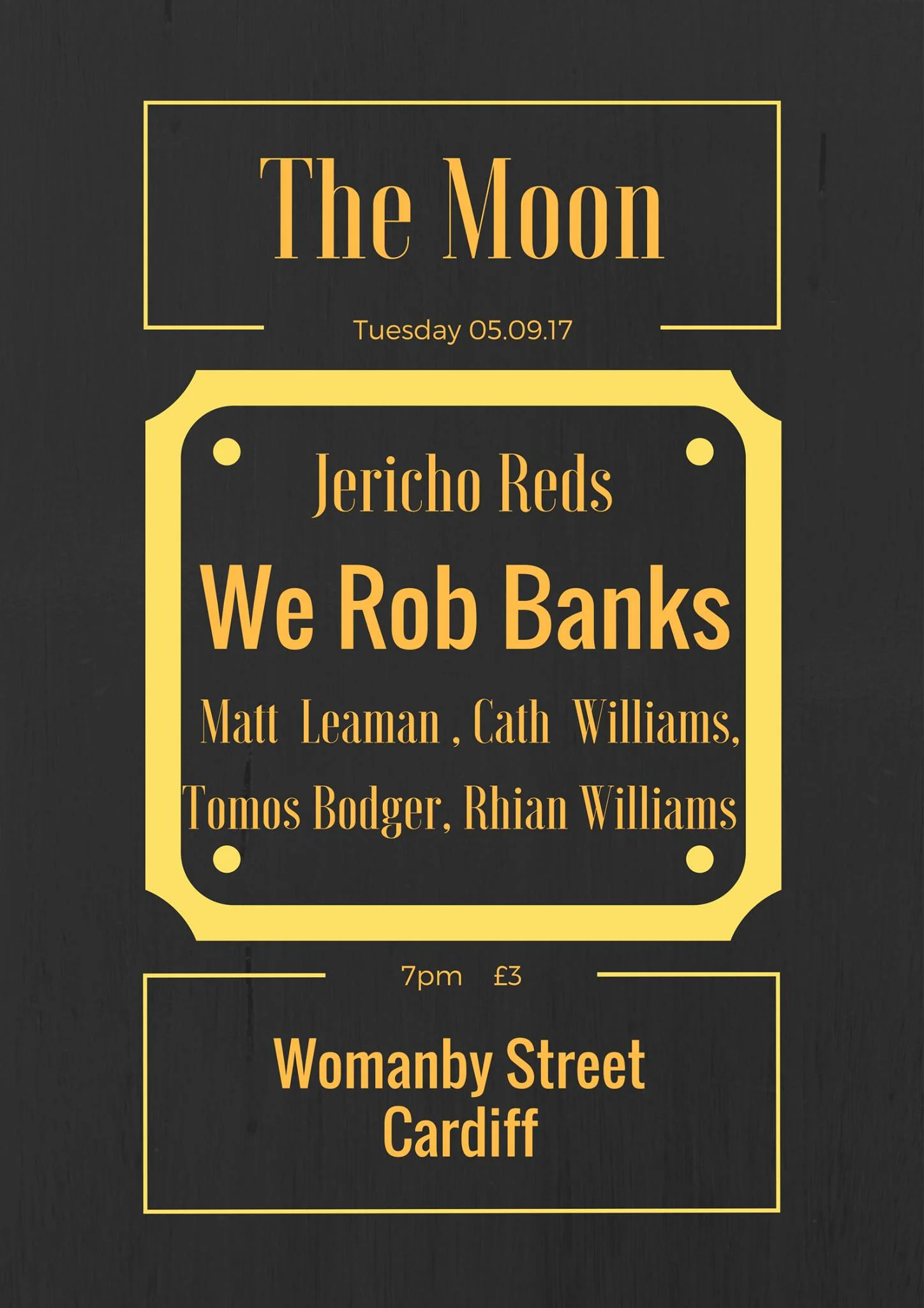 We Rob Banks fundraiser