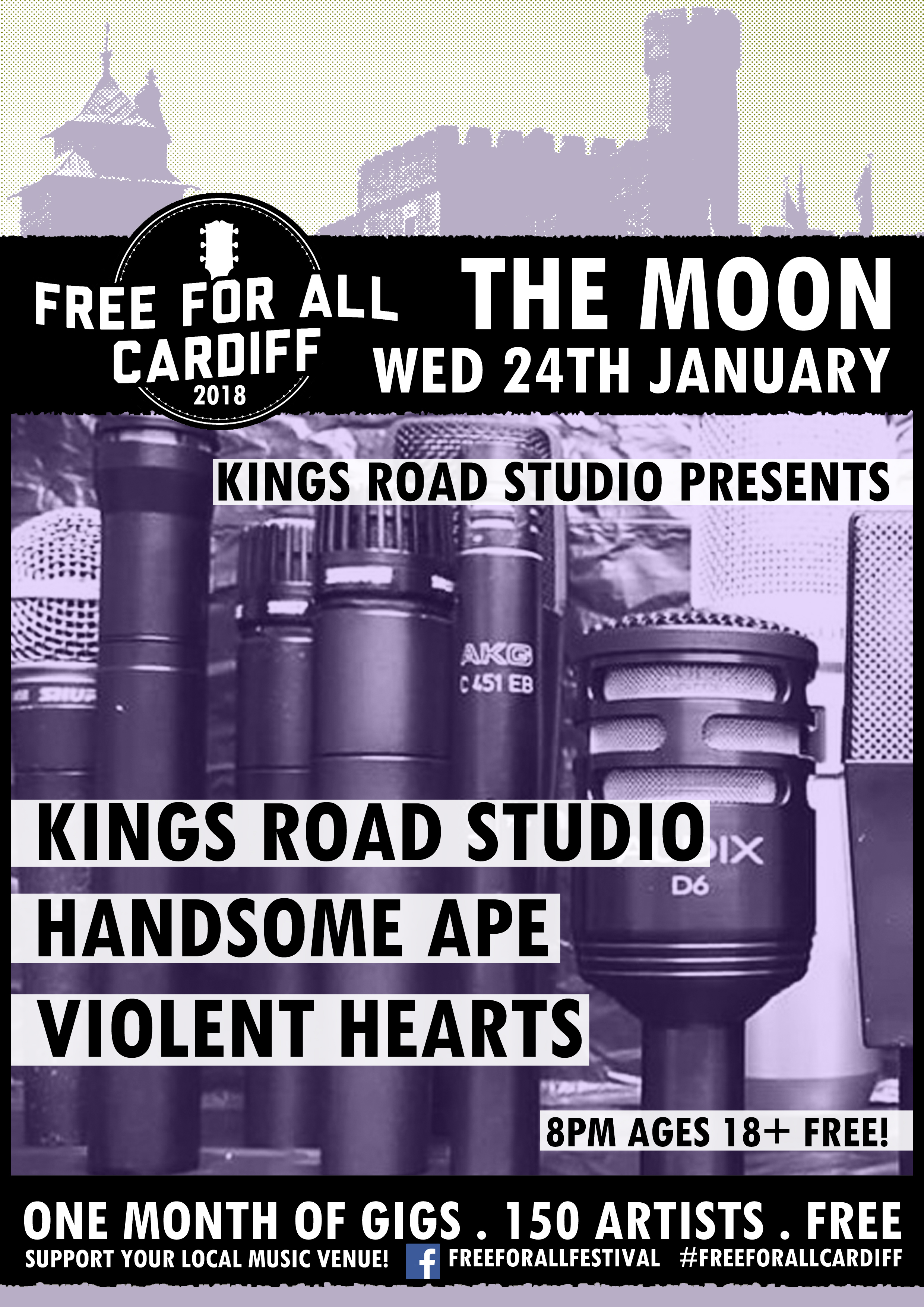 Kings Road Studio: Live At The Moon - Free For All
