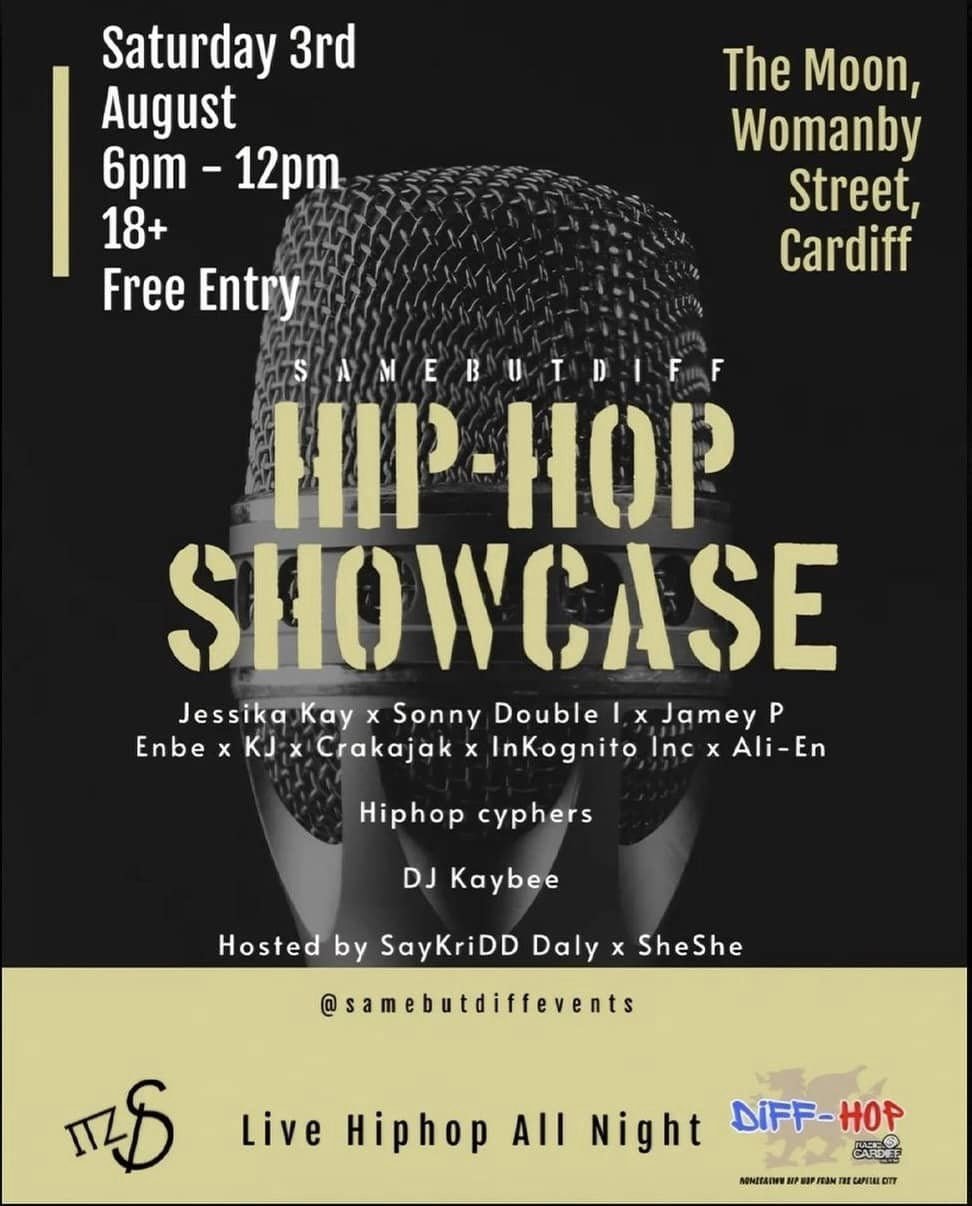 SAME BUT DIFF SHOWCASE: JESSIKA KAY, SONNY DOUBLE 1, JAMEY P, ENBE, CRAKAJAK, INKOGNITO INC, ALI-EN