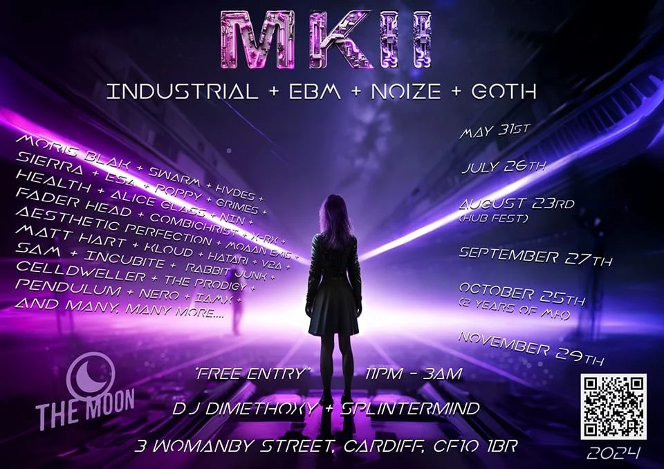 MK ELECTRONIC GOTH INDUSTRIAL EBM 2ND BIRTHDAY CLUBNIGHT