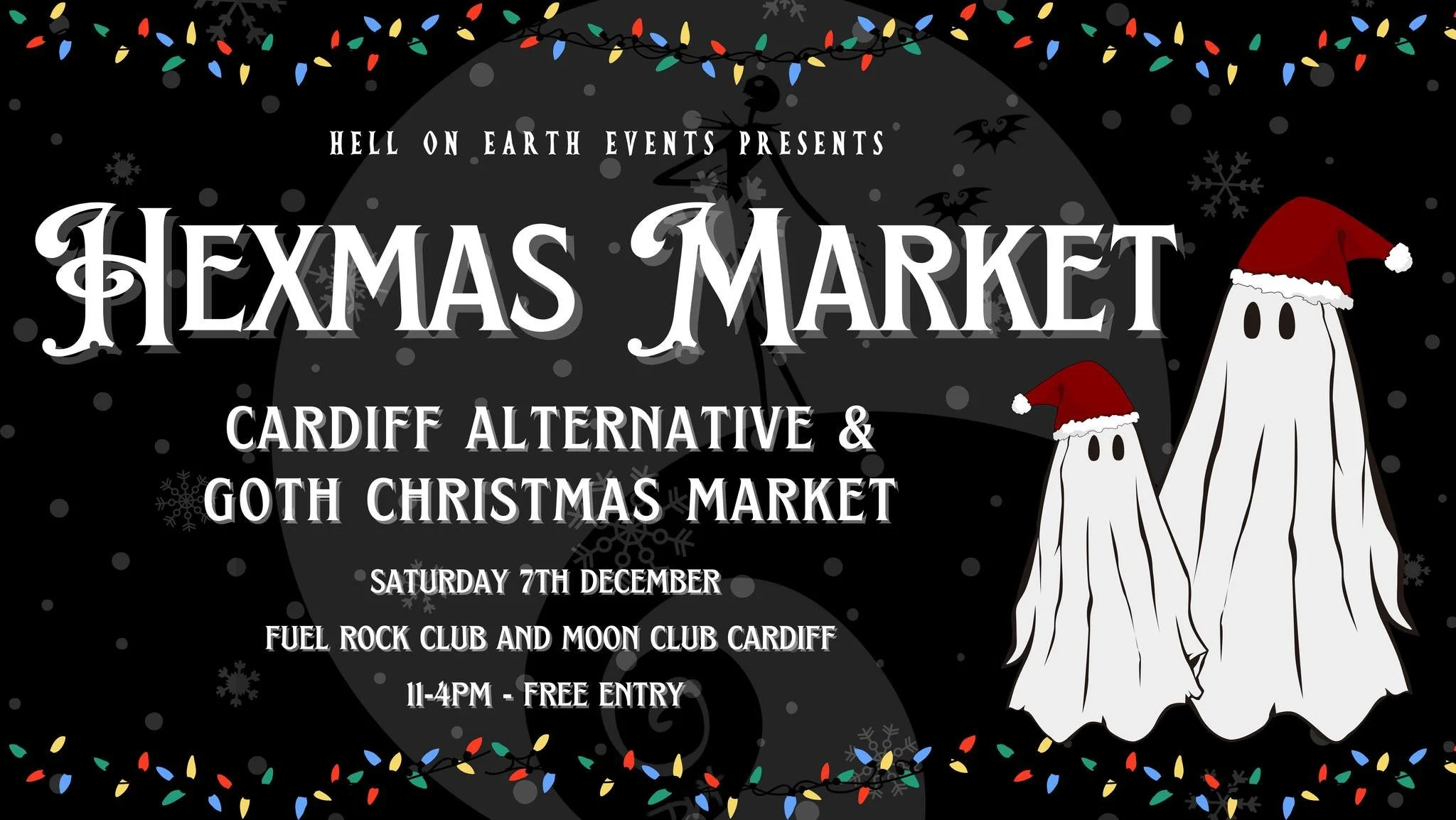 EVENT BEING MOVED: HEXMAS ALTERNATIVE &amp; GOTH MARKET