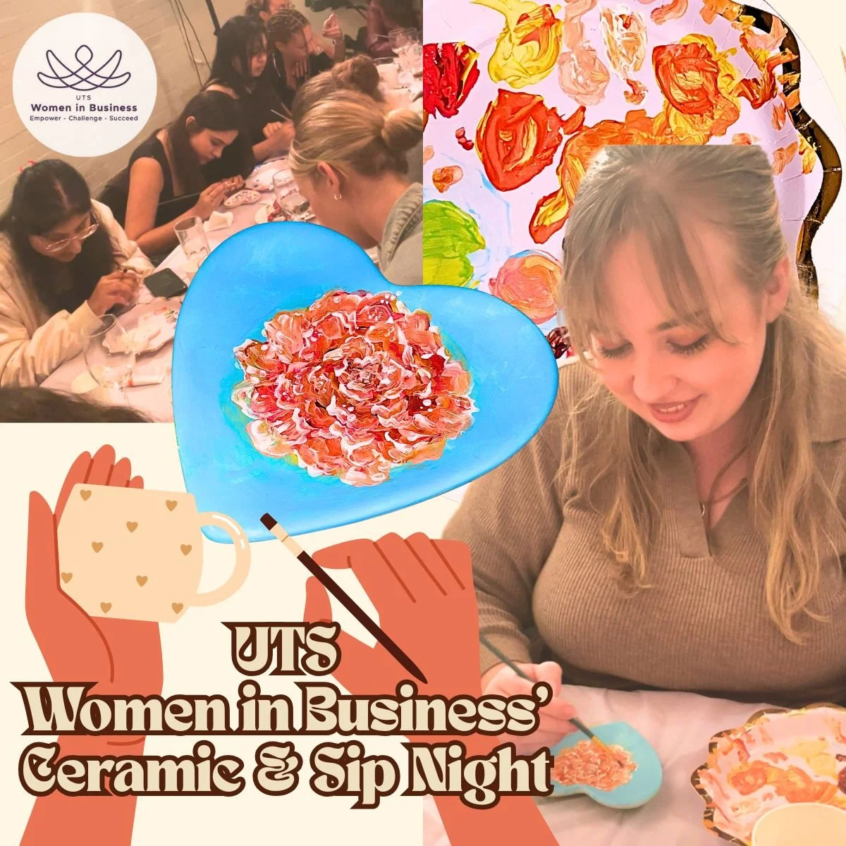 Ceramic &amp; Sip - Event by WiB