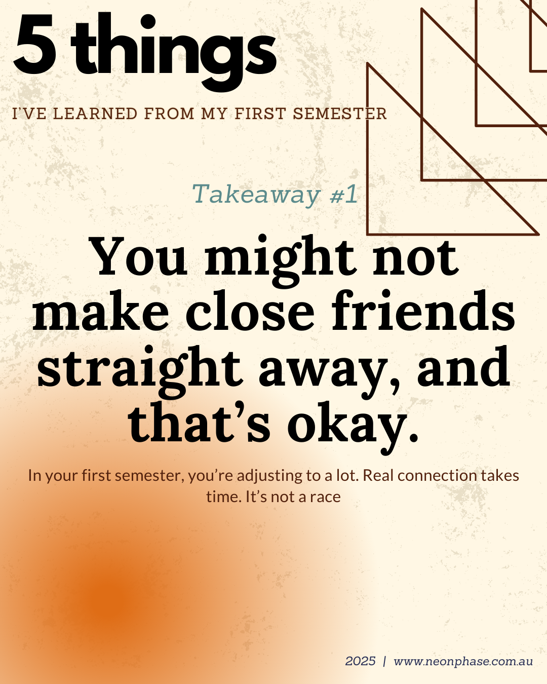 Tip #1 Uni Friendships