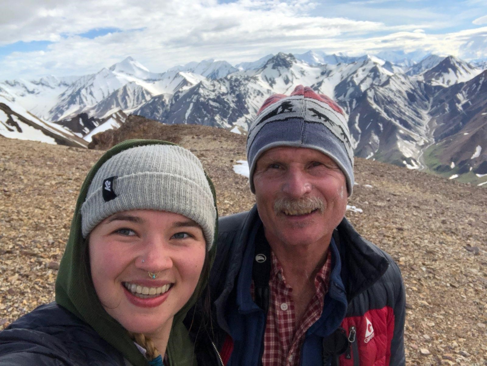 George Wuerthner and his daughter Summer in Alaska
