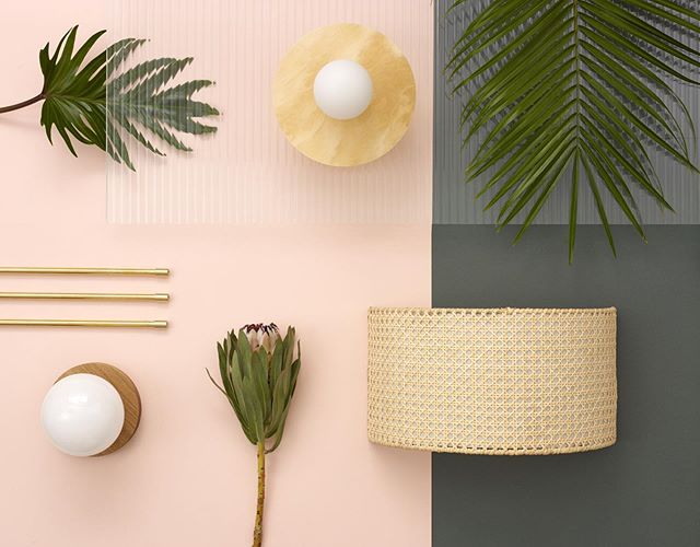 &bull; Dreamy Set Up &bull; 
A few weeks ago I had the pleasure of Styling a Flat Lay shoot for @sparkandbell. Here is one of my fav images from the shoot - is that Stretched Cane Wall Light absolutely gorgeous! 
Photography by @neal_grundy 
Styling 