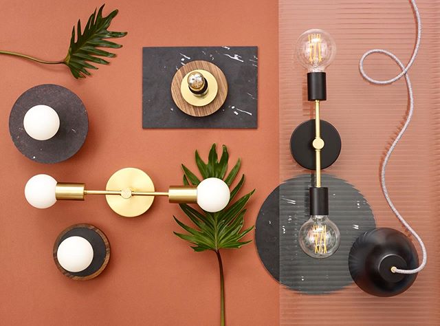 &bull; Spark and Bell &bull; 
Had so much fun creating this flat lay for @sparkandbell. Rusty tones, Reeded glass and greens not to mention all those gorgeous lights 😍

Photography by @neal_grundy 
Styling by me @riverjadegibbs .
.
.
.
.
.
.
.
#flat