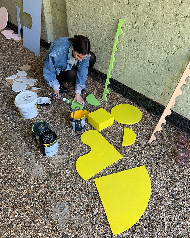 &bull; Set Making &bull; 
I love getting my hands dirty by sawing, painting and general making. I used to make furniture at @thelittledeer and I do miss the labour intensive work sometimes. Was always so satisfying when you could make several things 