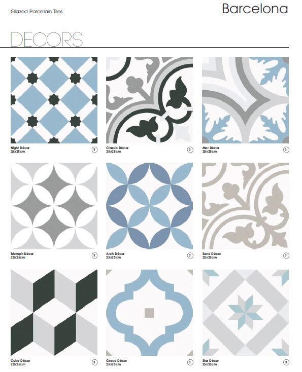 New range of tiles available!