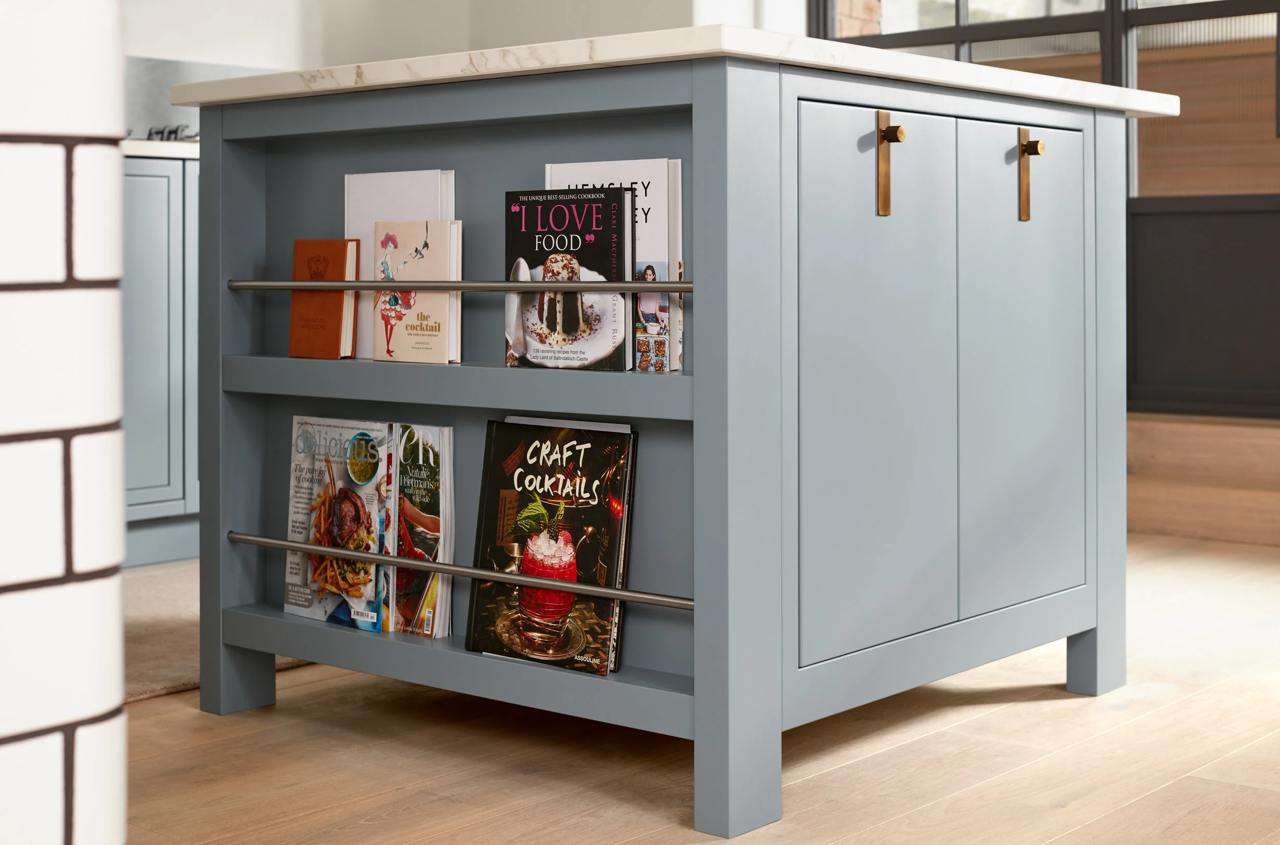 Contemporary twist on in-frame kitchens