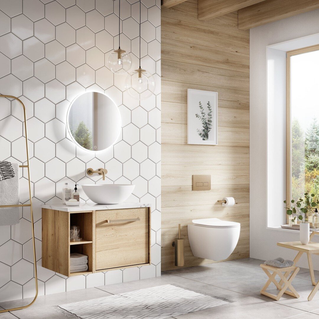 Dreaming of a new bathroom? 

Here are a few of our favourites. Whether you love white glossy units, or a natural looking wood finish, or go bold with jet black in a more traditional setting.  We have so many styles for you to choose from and bring y