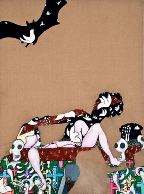William N. Copley , La Murticita , 1984 Acrylic on canvas, 152,5 x 114,5 cm