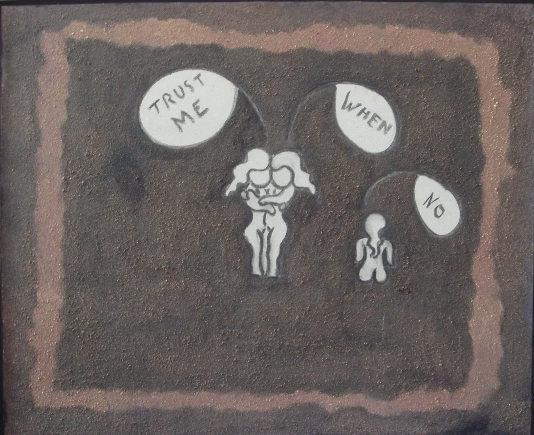 William N. Copley, Trust me when no, n.d 62 x 73 cm