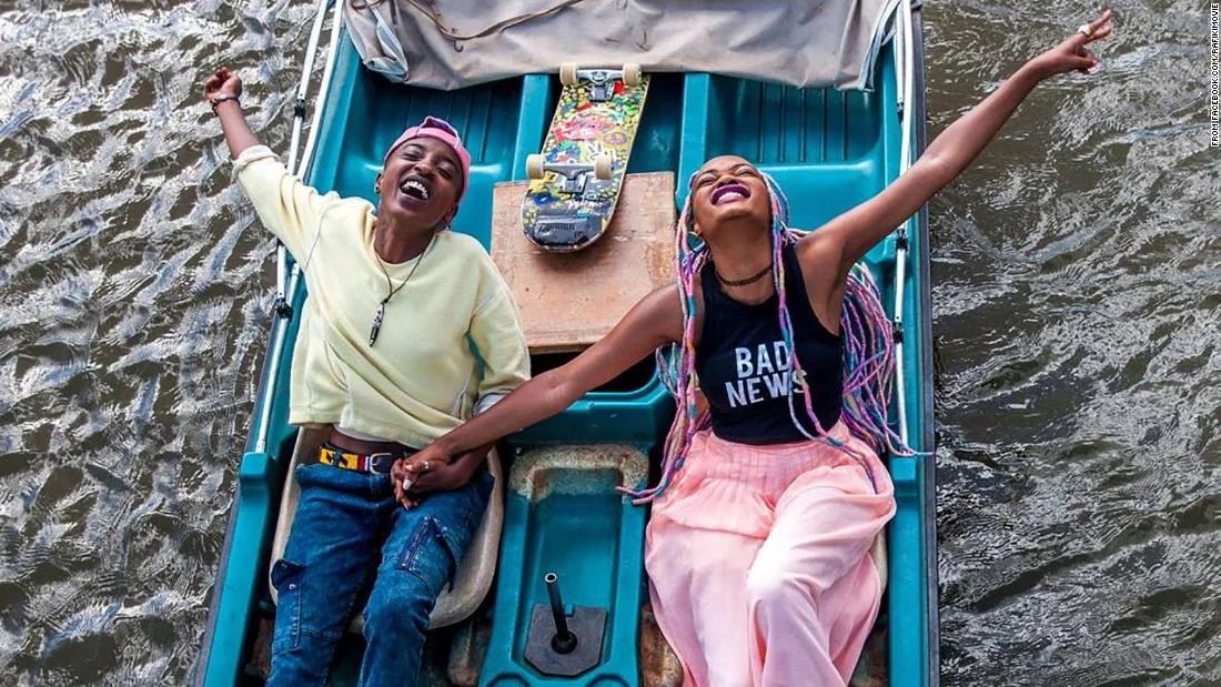 Rafiki feat. Sheila Munyiva and Samantha Mugatsia - production still courtesy of Big World Cinema