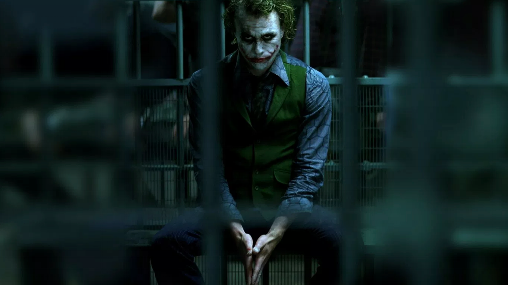 Heath Ledger as The Joker in The Dark Knight (2008), directed by Christopher Nolan - courtesy of Warner Bros.