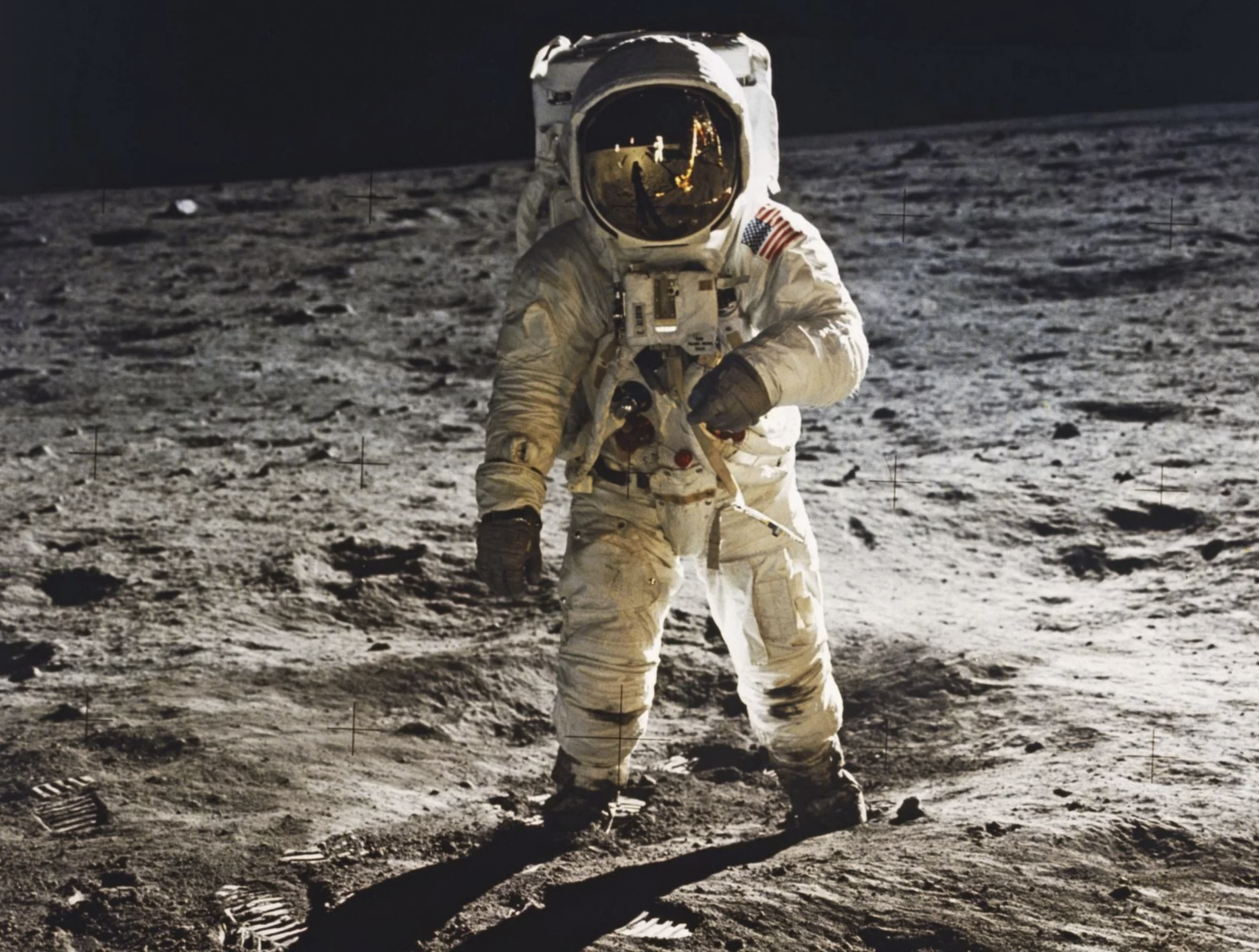 Neil Armstrong (1969) First Man on the moon - courtesy of NASA