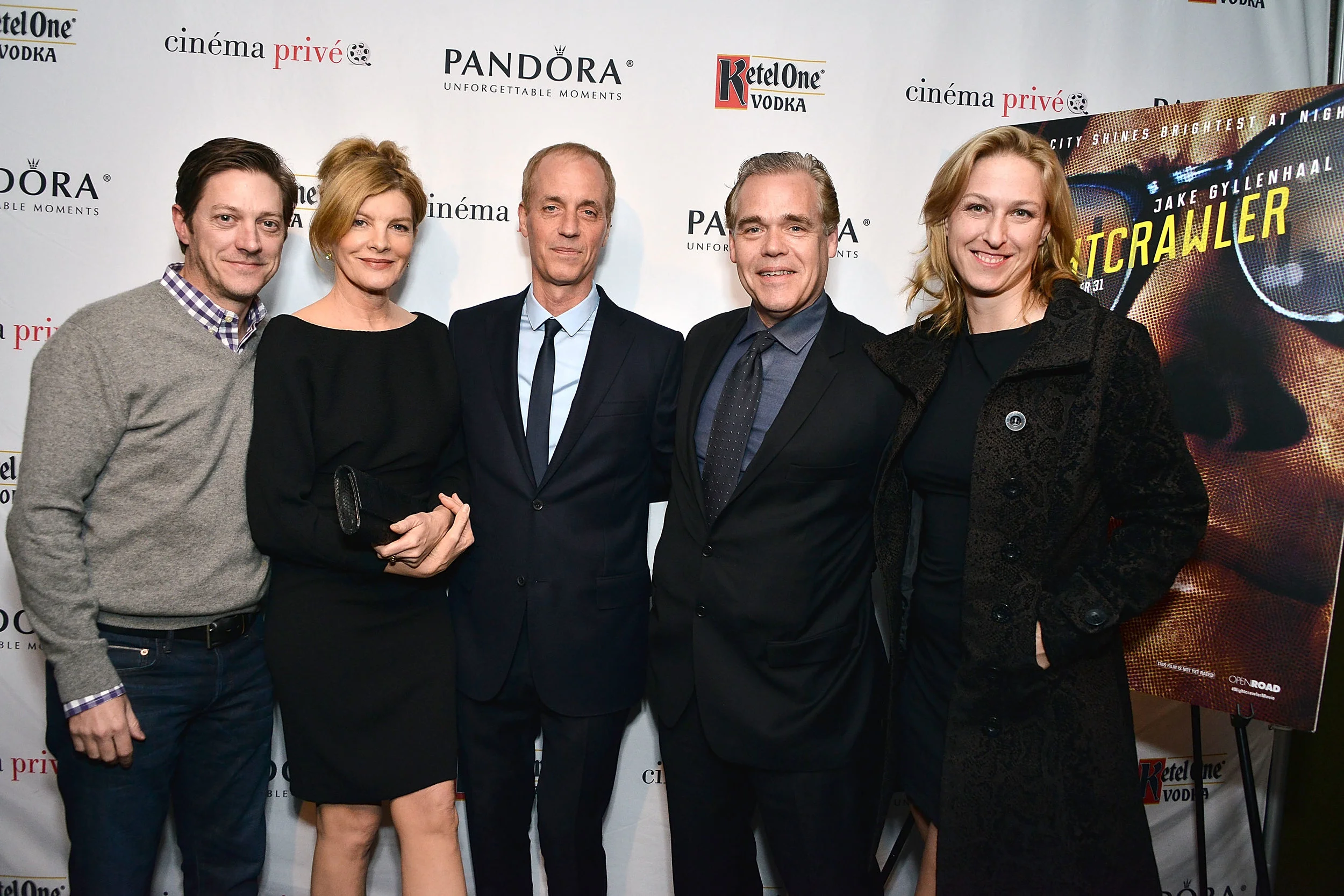 R-L Margit Pfeiffer, John Gilroy, Dan Gilroy, Rene Russo, Kevin Rahm - Photo by Araya Diaz/Getty Images Entertainment / Getty Images