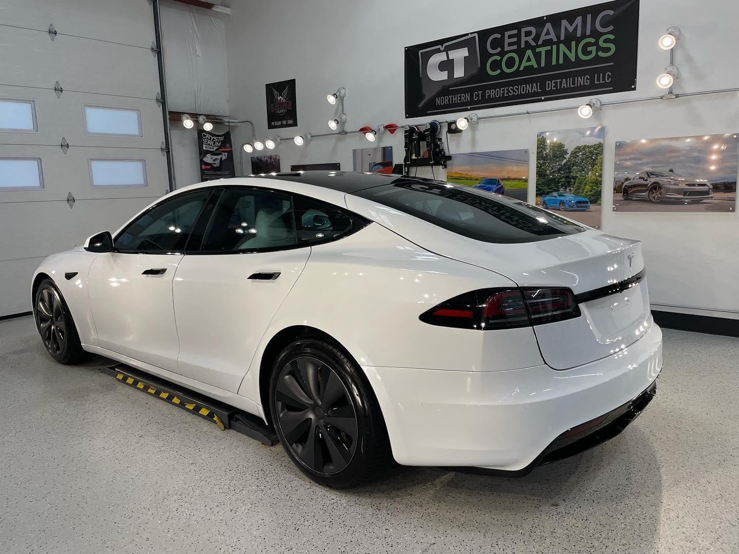 2022 Tesla Model S with tints
