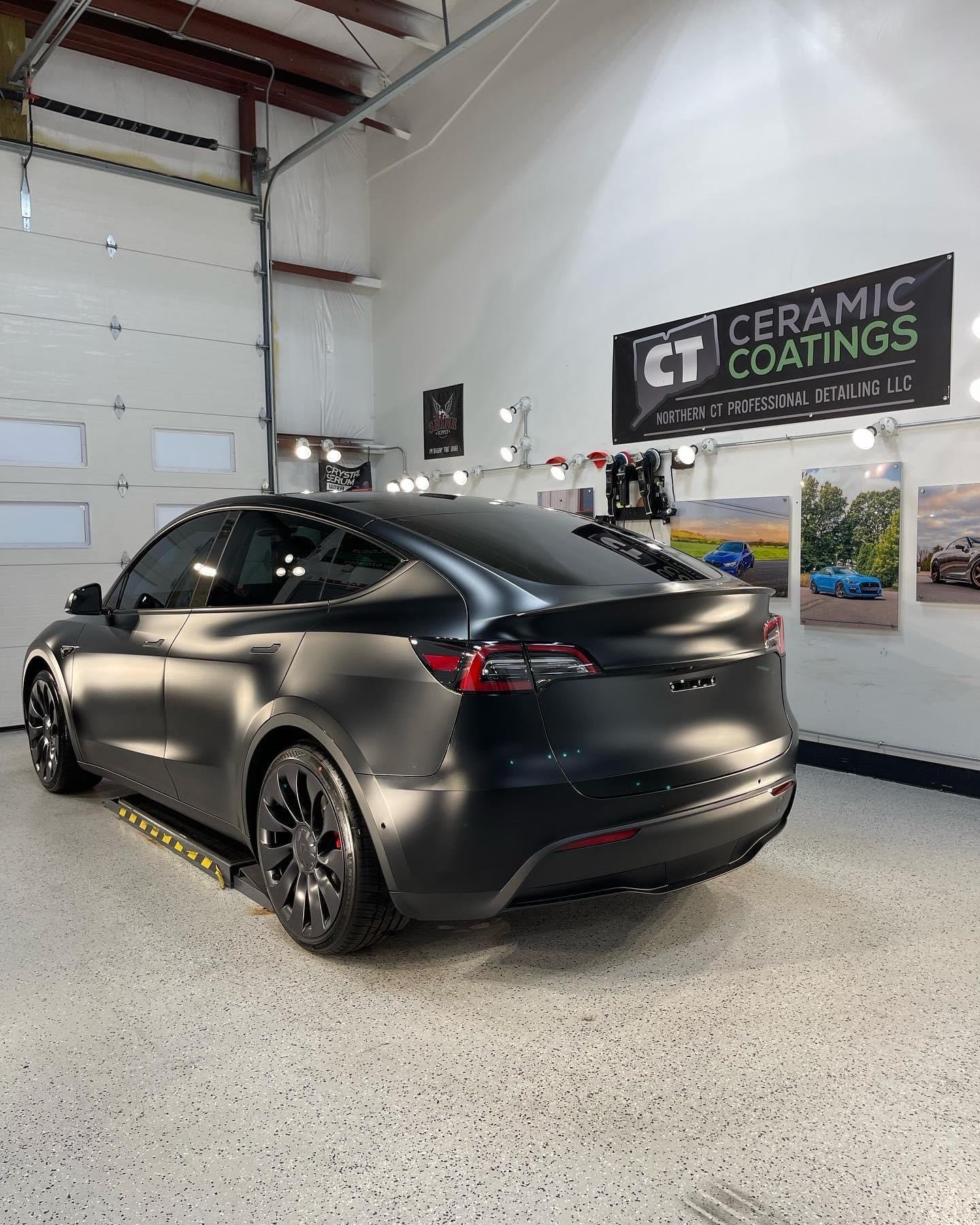 2023 Tesla Model Y with Full Body Stealth PPF and Tints