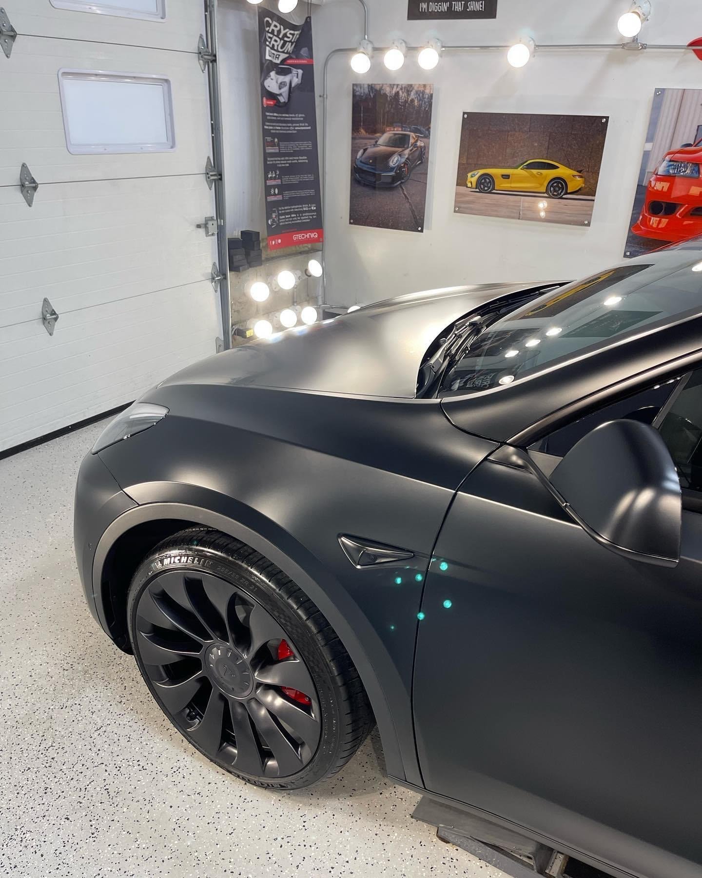 2023 Tesla Model Y with Full Body Stealth PPF and Tints