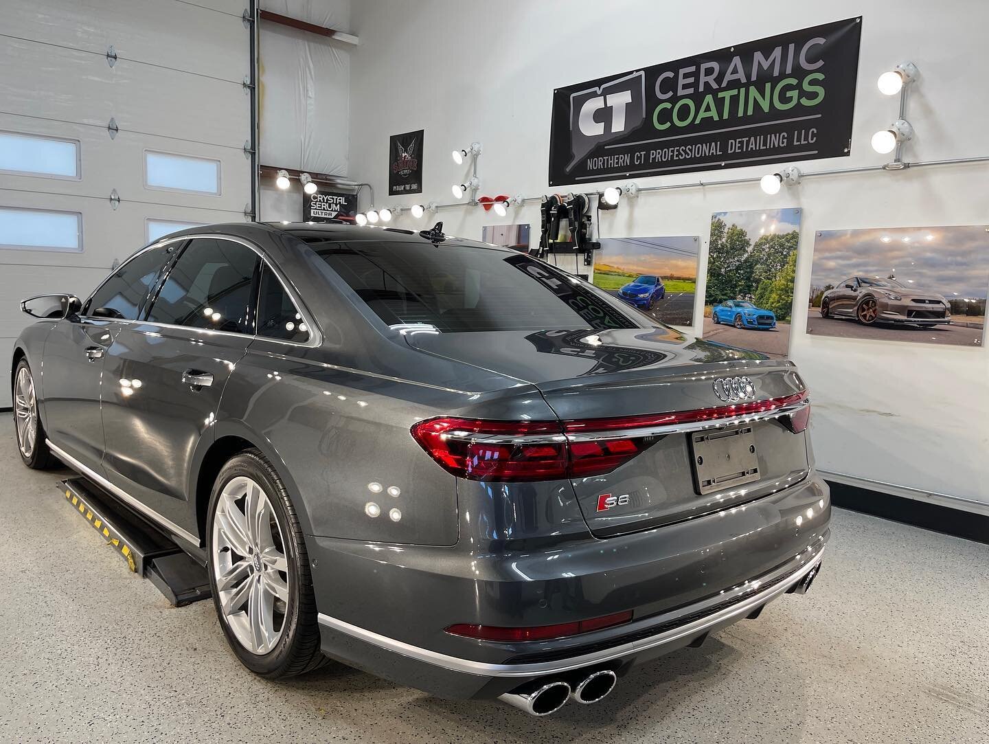Level 3 + Tints
2021 Audi S8

Our level 3 package is our signature and top tier package where we go after all of the paint defects possible with multiple paint correction steps to achieve the best finish possible. 

Once paint is corrected to our sta