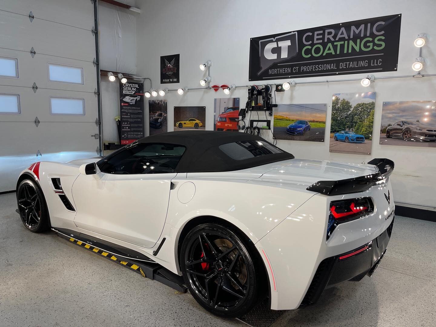Level 3 
2016 C7 Grand Sport

Our level 3 package is our signature and top tier package where we go after all of the paint defects possible with multiple paint correction steps to achieve the best finish possible. 

Once paint is corrected to our sta