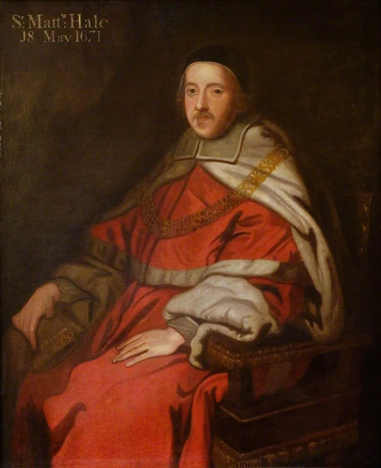 Sir Matthew Hale rocking his seventeenth century logic and a ravishing red robe.