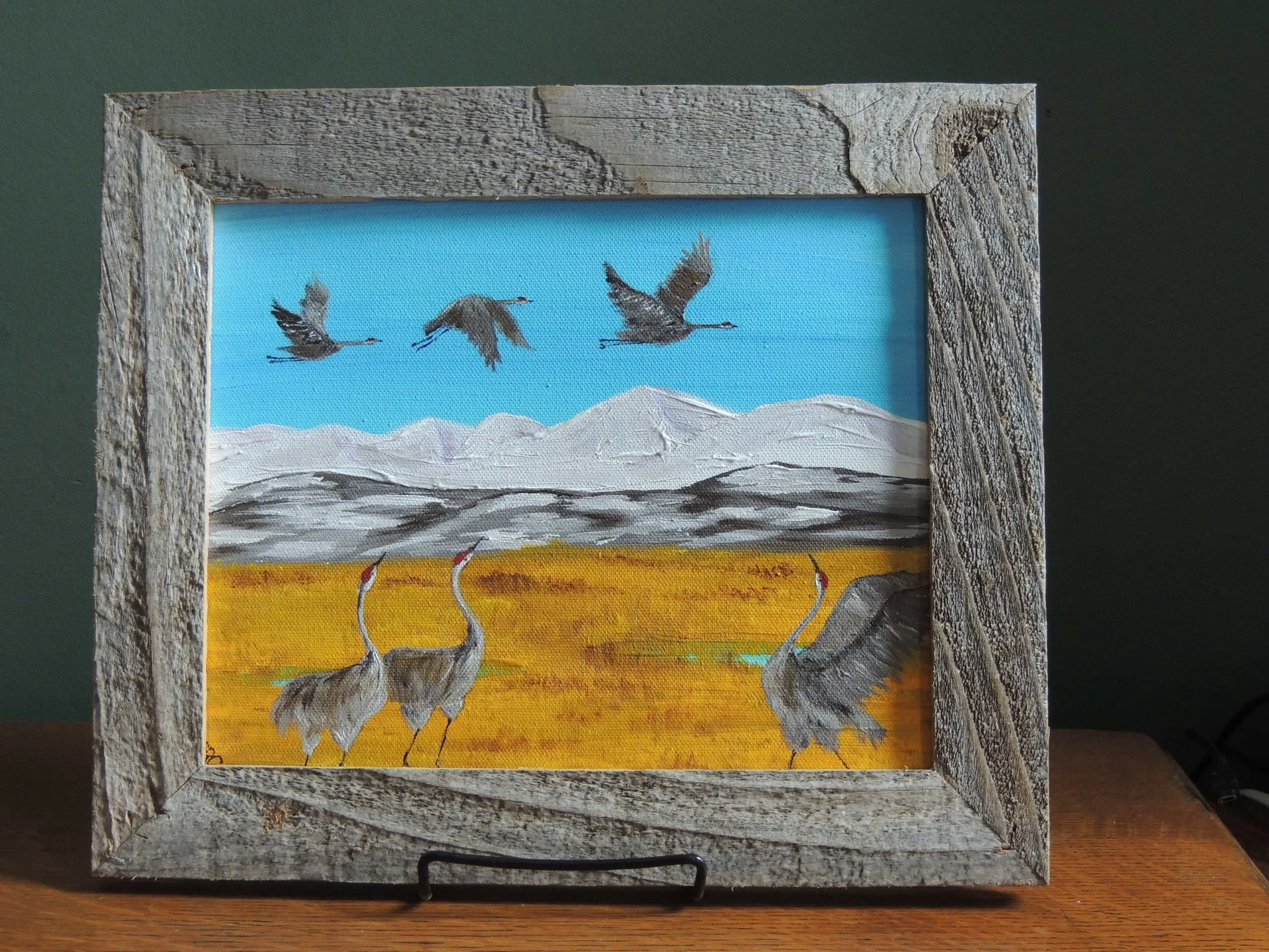 Sandhills Arriving in the Spring