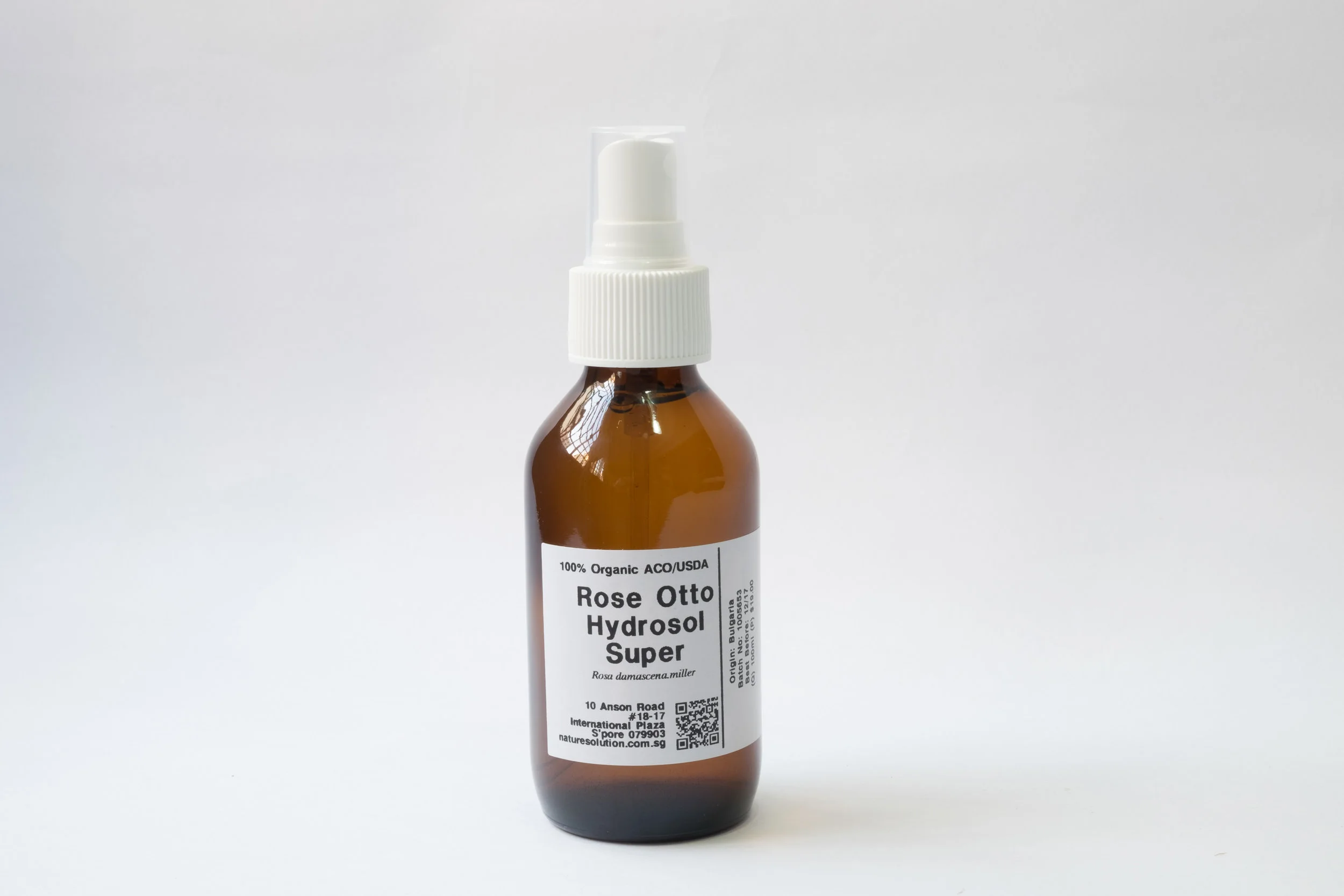 Rose Otto Hydrosol Super, Organic