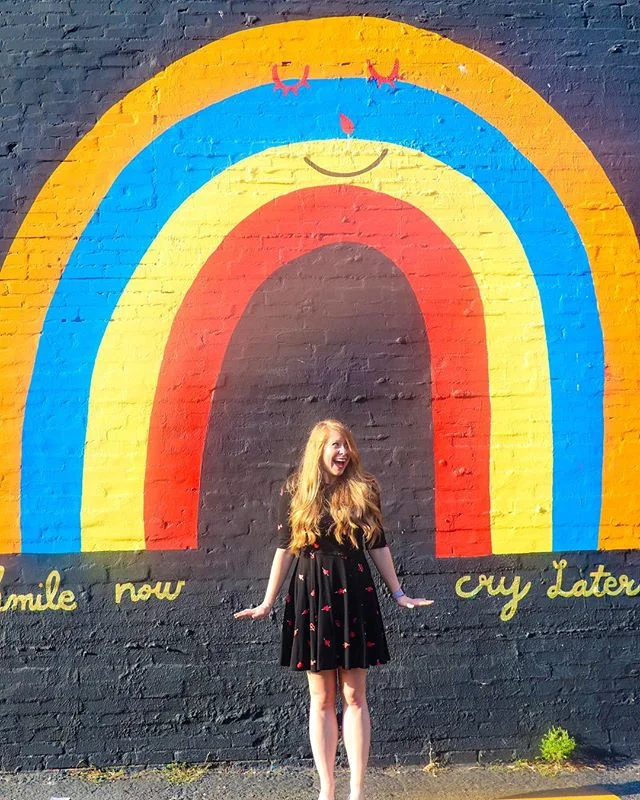 Spending National Find a Rainbow Day the only way we know how: posing by street art
-
- 
Find your rainbow and find Powder for Angelina&rsquo;s music on all streaming services. Link in bio
.
.
.
.
.
#austinmurals #findarainbowday #austinband #austinm