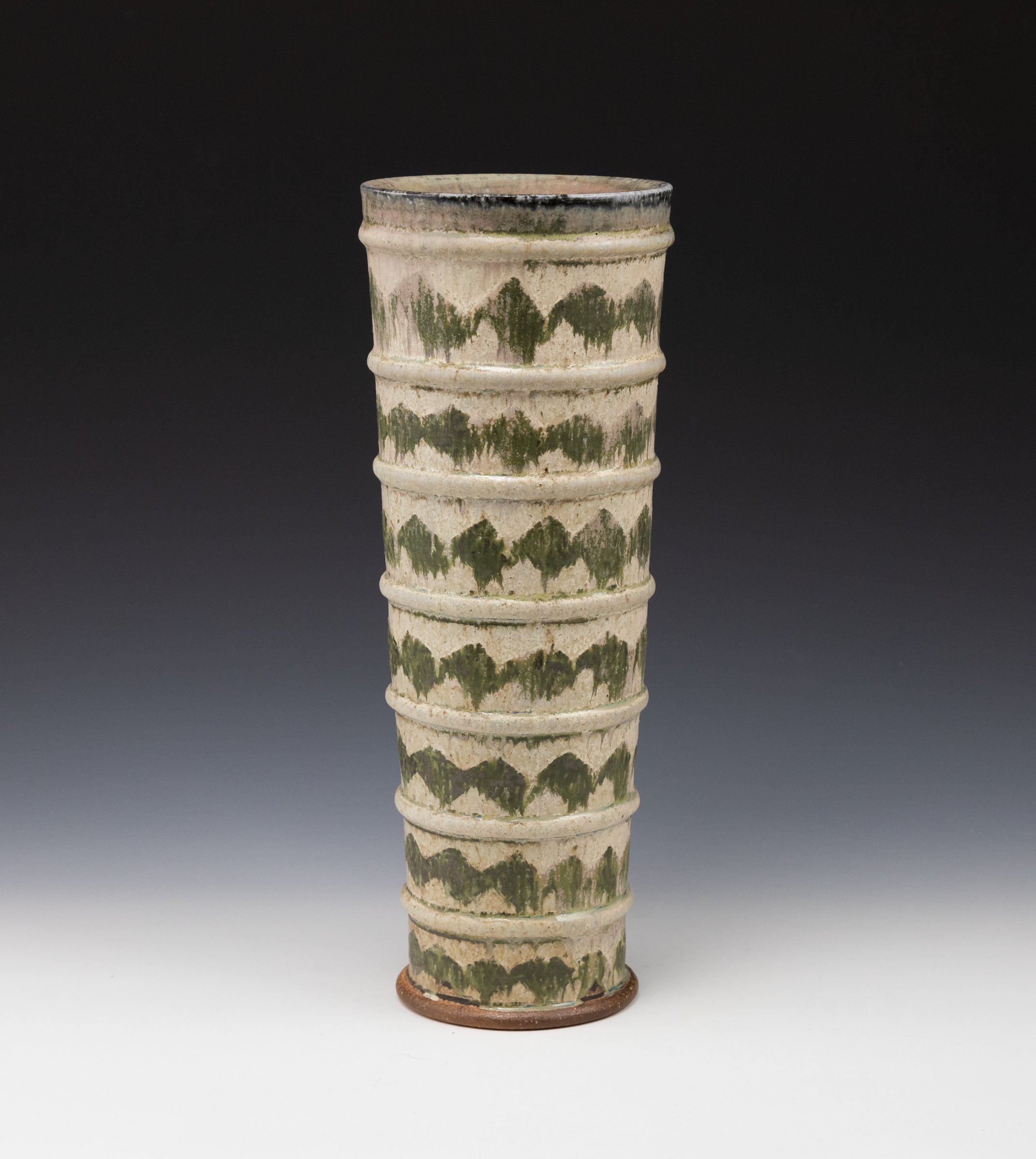 Galen Sedbury, Wood Fired Vase, 14.25" x 5.5" x 3"