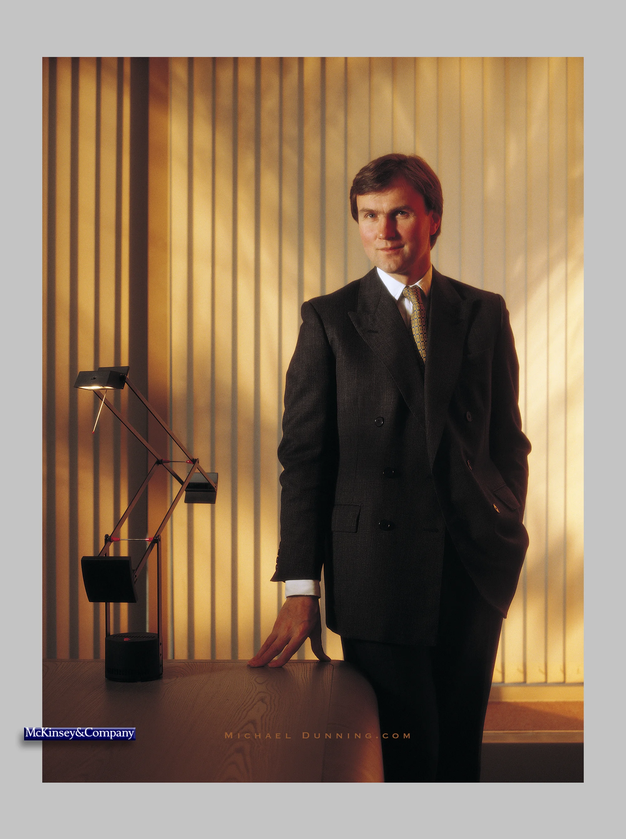 The brief from McKinsey was to take a portrait of the managing director of Asda.