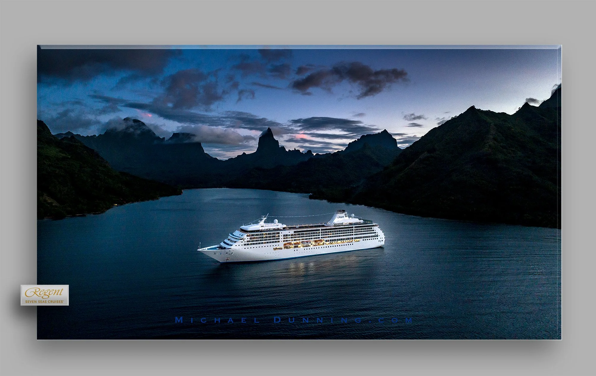   Regent Seven Seas  in Moorea, French Polynesia. 