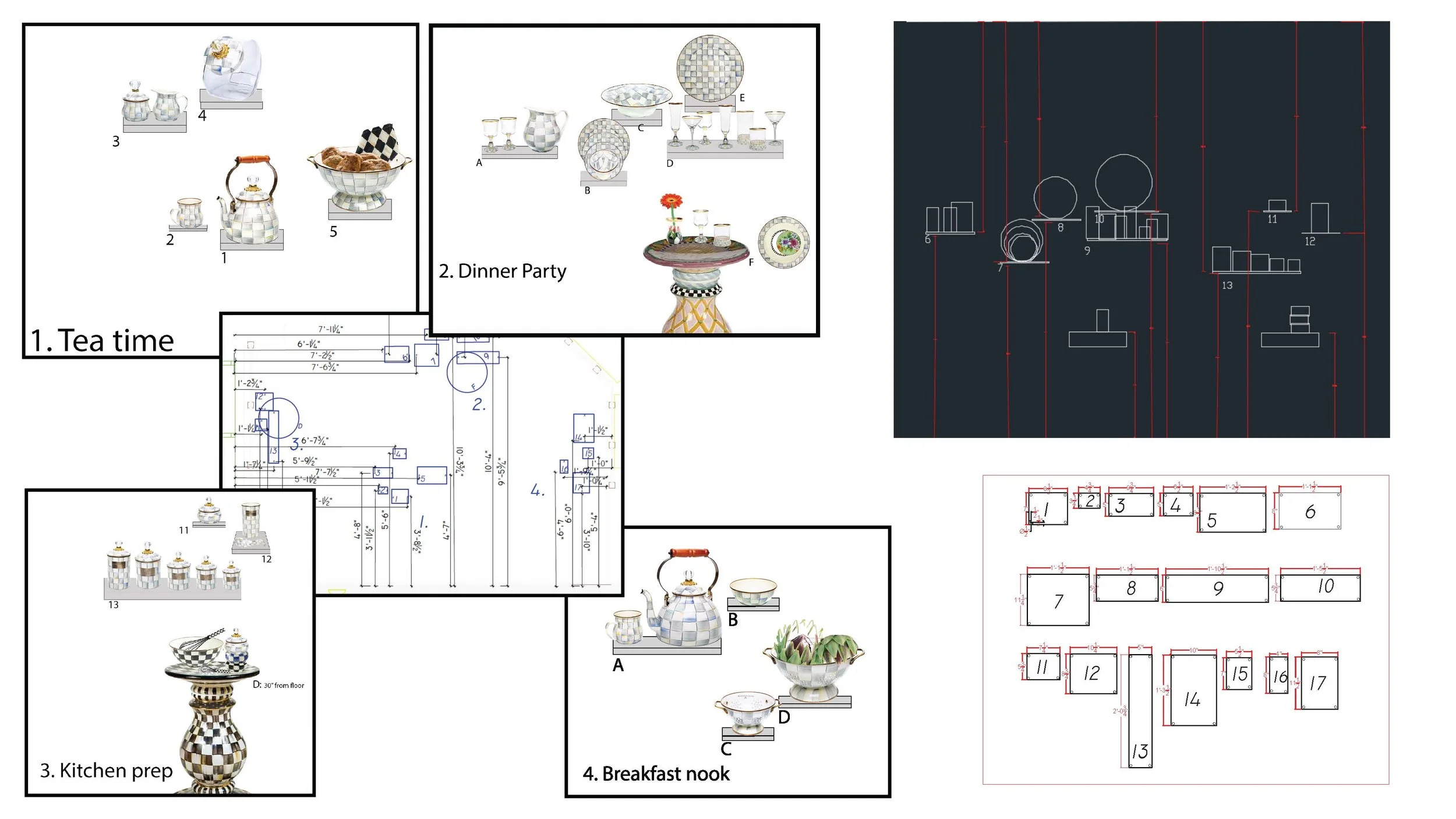 Design and project management for retail installation at Mackenzie-Childs SoHo store.