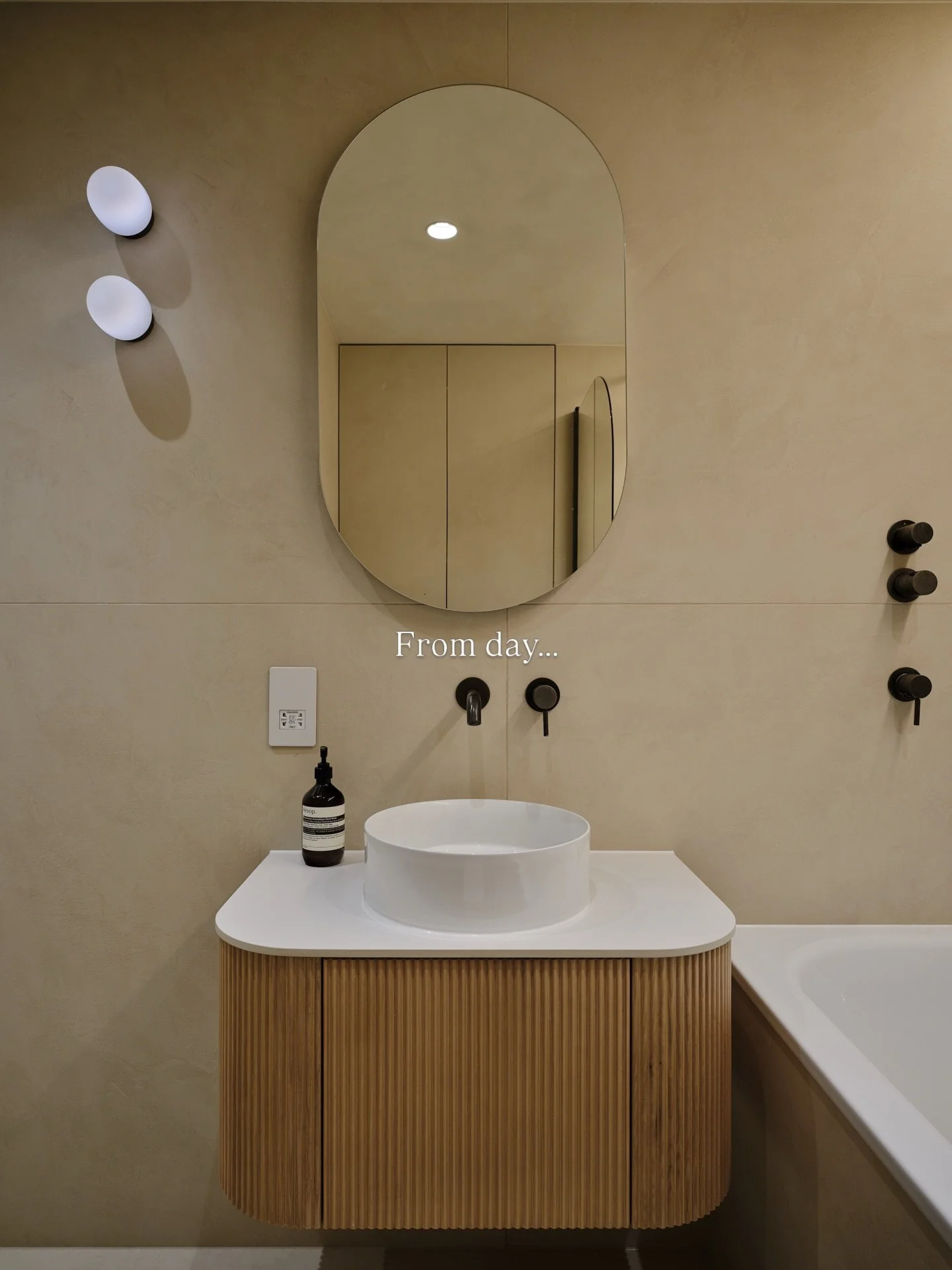 &ldquo;Designing your own bathroom is the ultimate test!!&rdquo;

This is the bathroom Amit designed for his own flat &mdash; and the brief was simple: create something calm, minimal and quietly luxurious.

Large-format microcement-effect tiles by @d