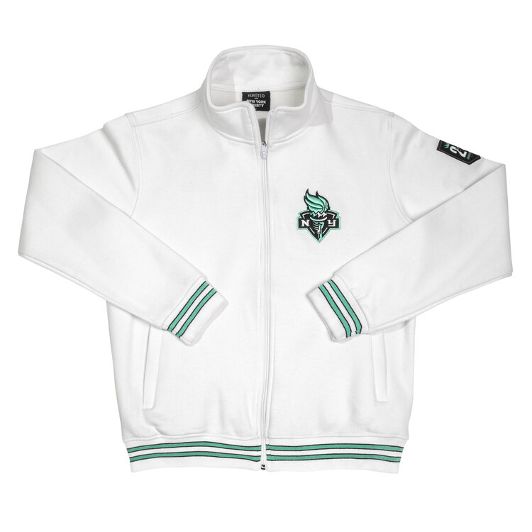 OFFICIALLY LICENSED 25th ANNIVERSARY NEW YORK LIBERTY TRACK JACKET —  KÜR8TED BY SSB