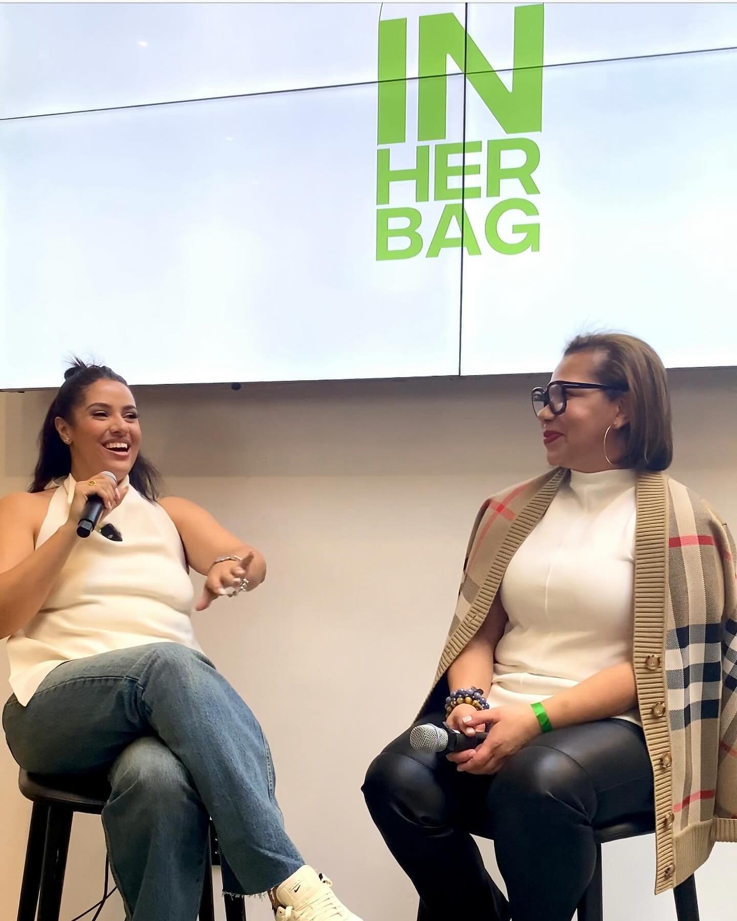 Truly honored to have been in conversation with Danielle Spencer @somecreativeagency at the In Her Bag, NYC Summit. A big thank you for what you do, how you do it and for hosting + producing an incredible weekend summit in a space filled with so many