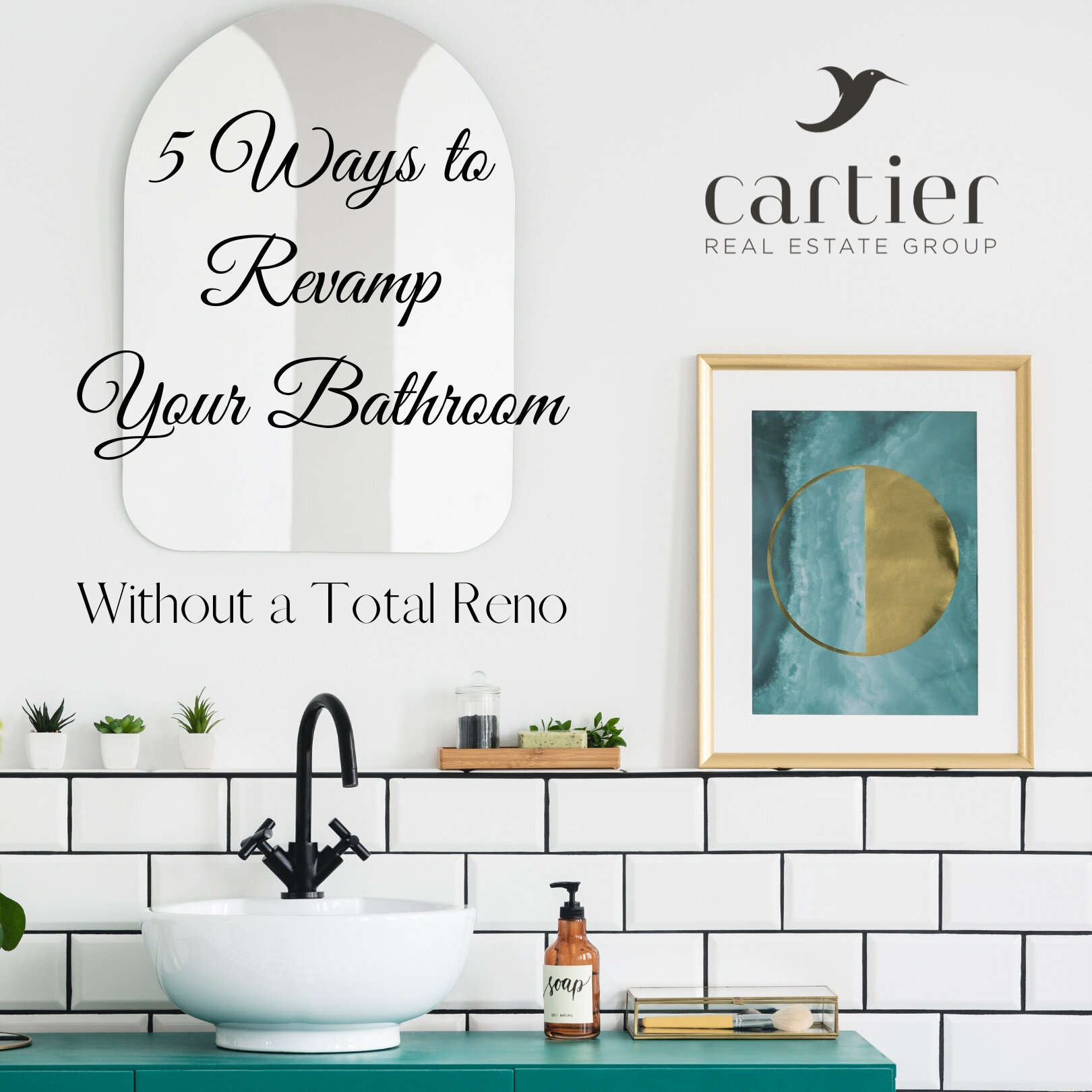 Copy of 6. Do a quick clean You've probably stocked up on Clorox wipes and paper towels, so put them to quick use on your vanity.%22Edit your countertops first, to eliminate clutter and make the surface easier to clean.jpg