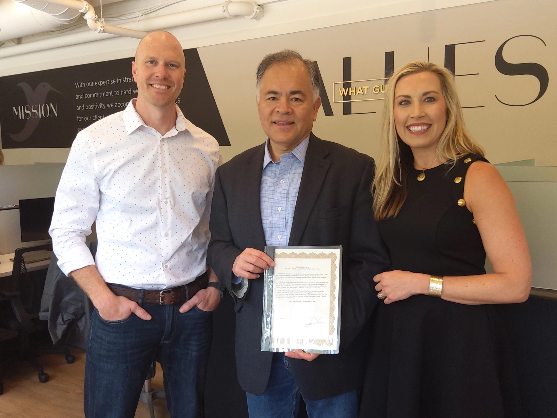 Cartier Real Estate Group, Cartier Construction Co. celebrate new home