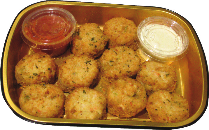 1 oz Appetizer Seafood Cakes - 200/case 