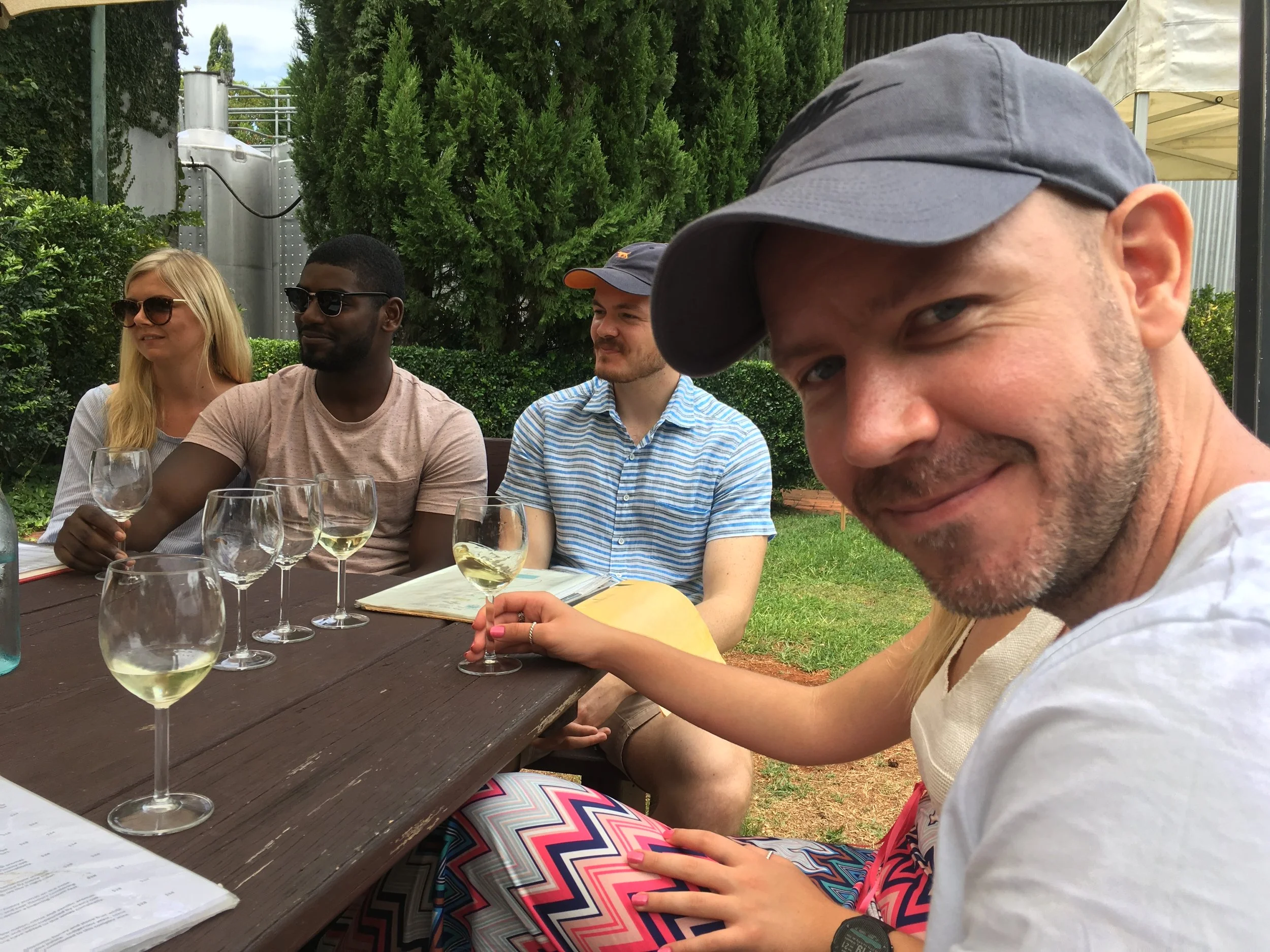 Firs stop of our Tamborine Mountain Wine Tour (Witches Falls Winery)