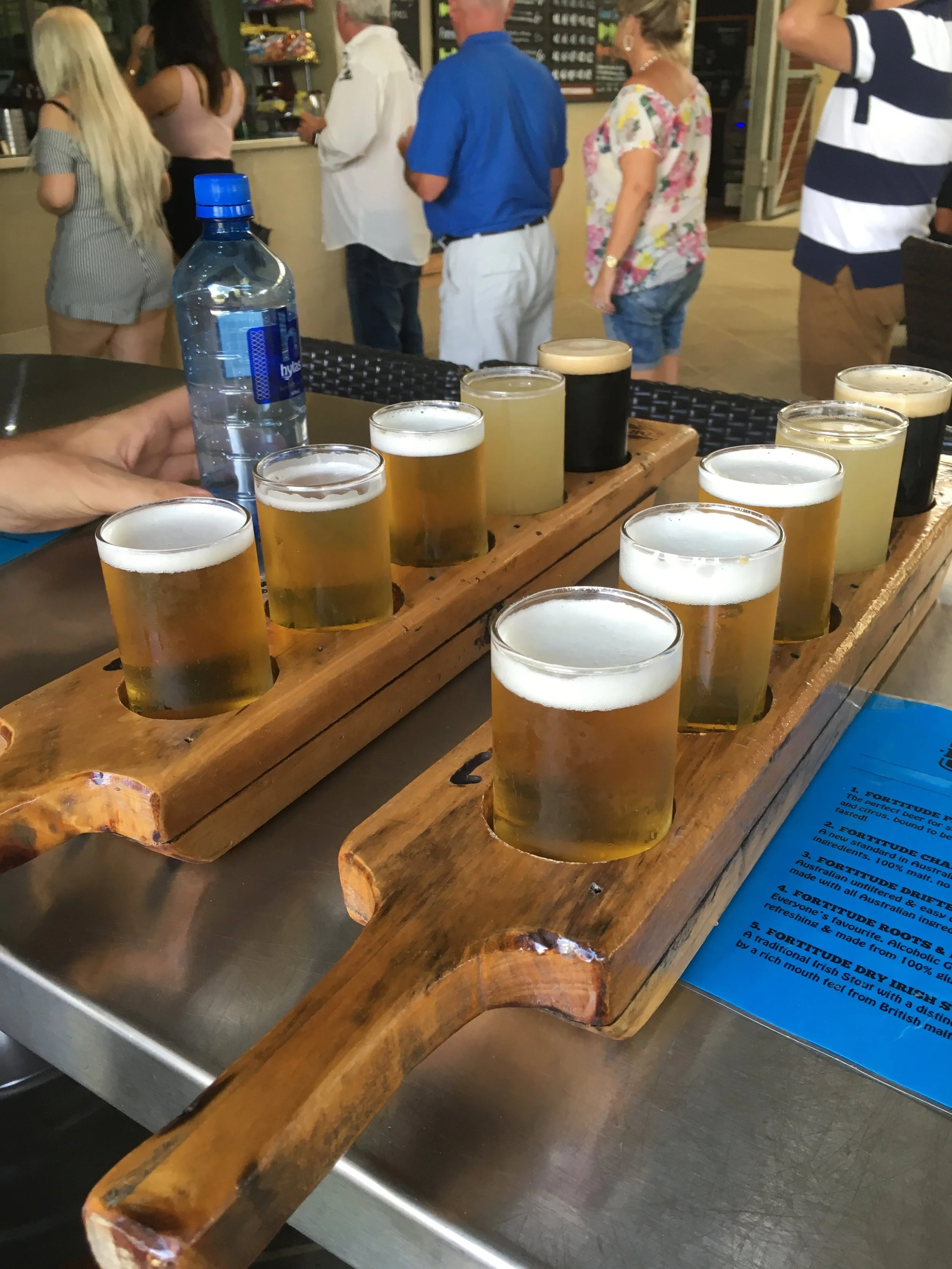 Last Stop of our wine tour - a brewery WITH A CHEESE SHOP. Die.