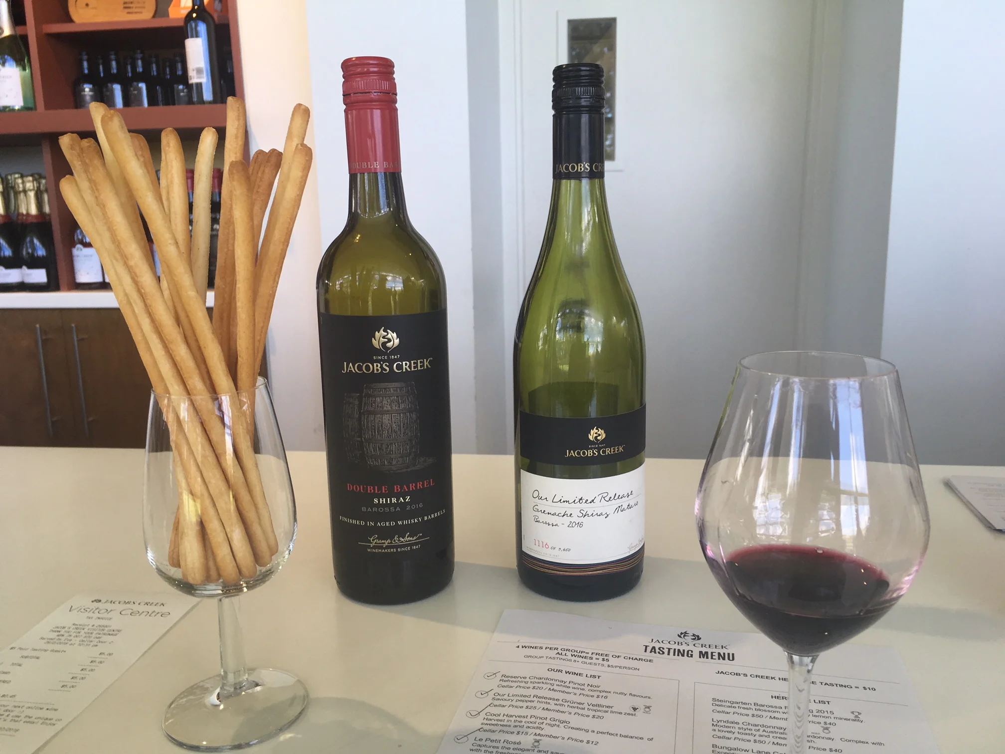 Jacob's Creek - the largest winery in Australia.&nbsp;